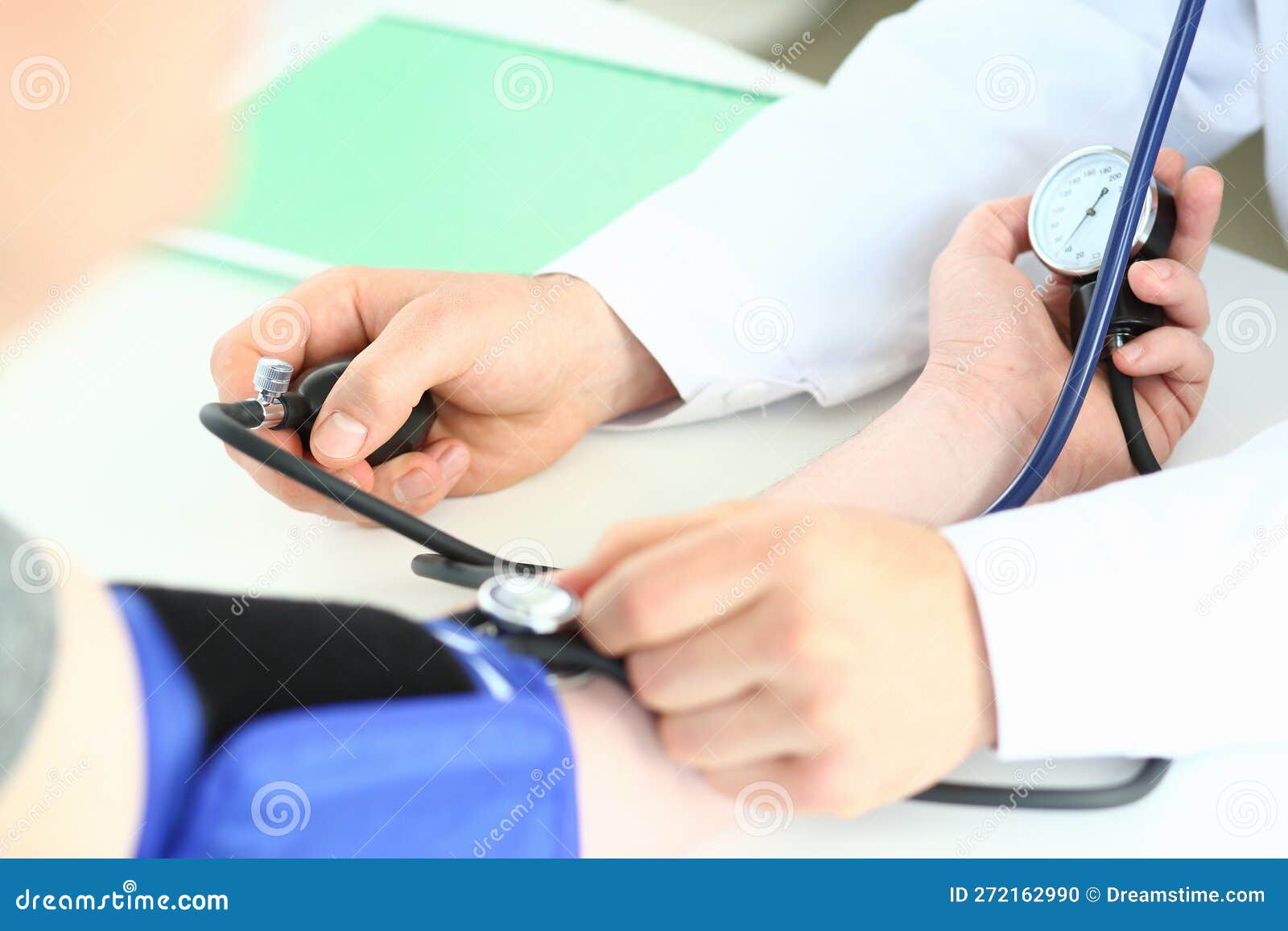 Ambulatory blood pressure monitoring hi-res stock photography and