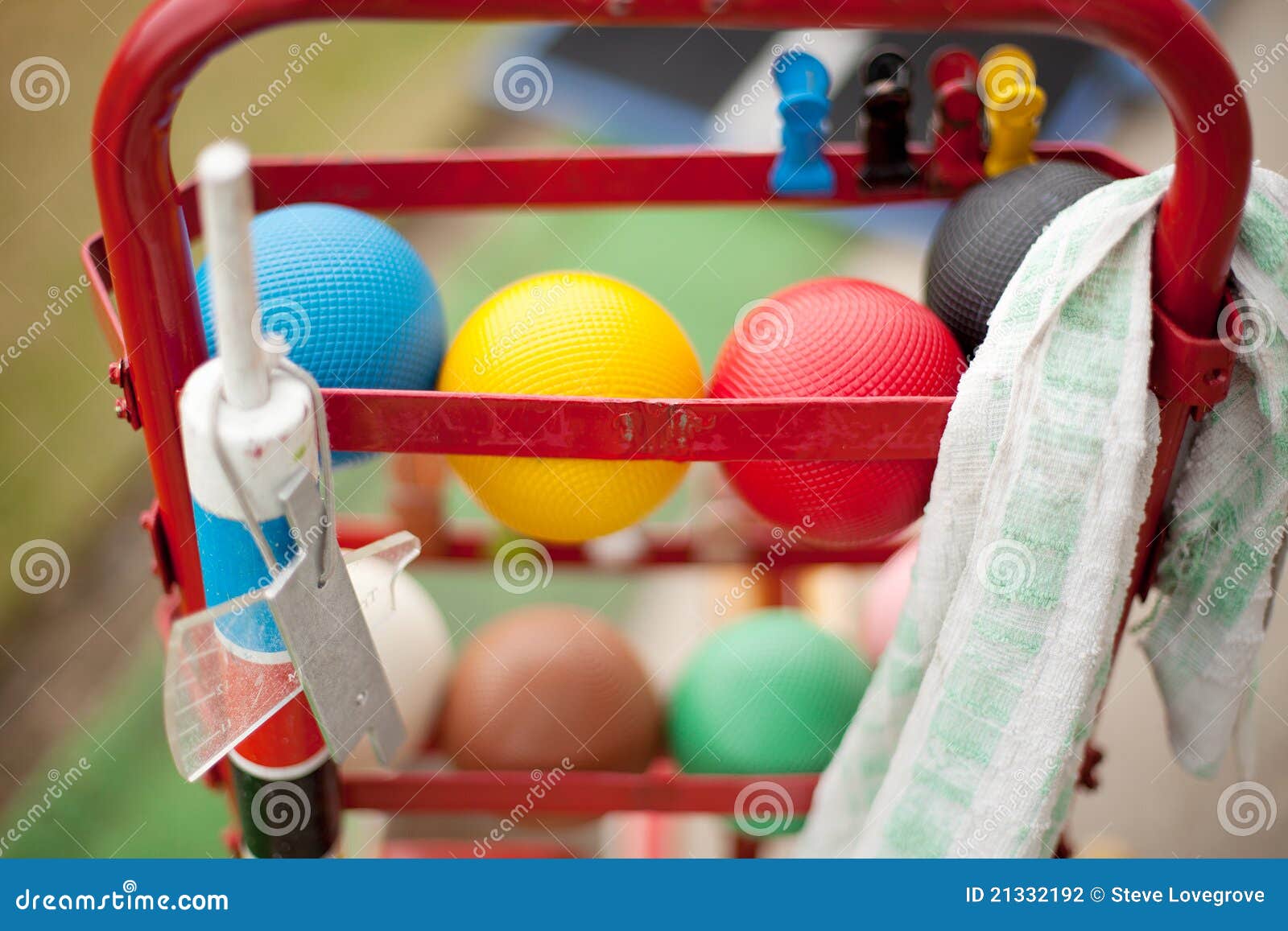 Croquet Equipment stock photo. Image of pastime, markers 21332192