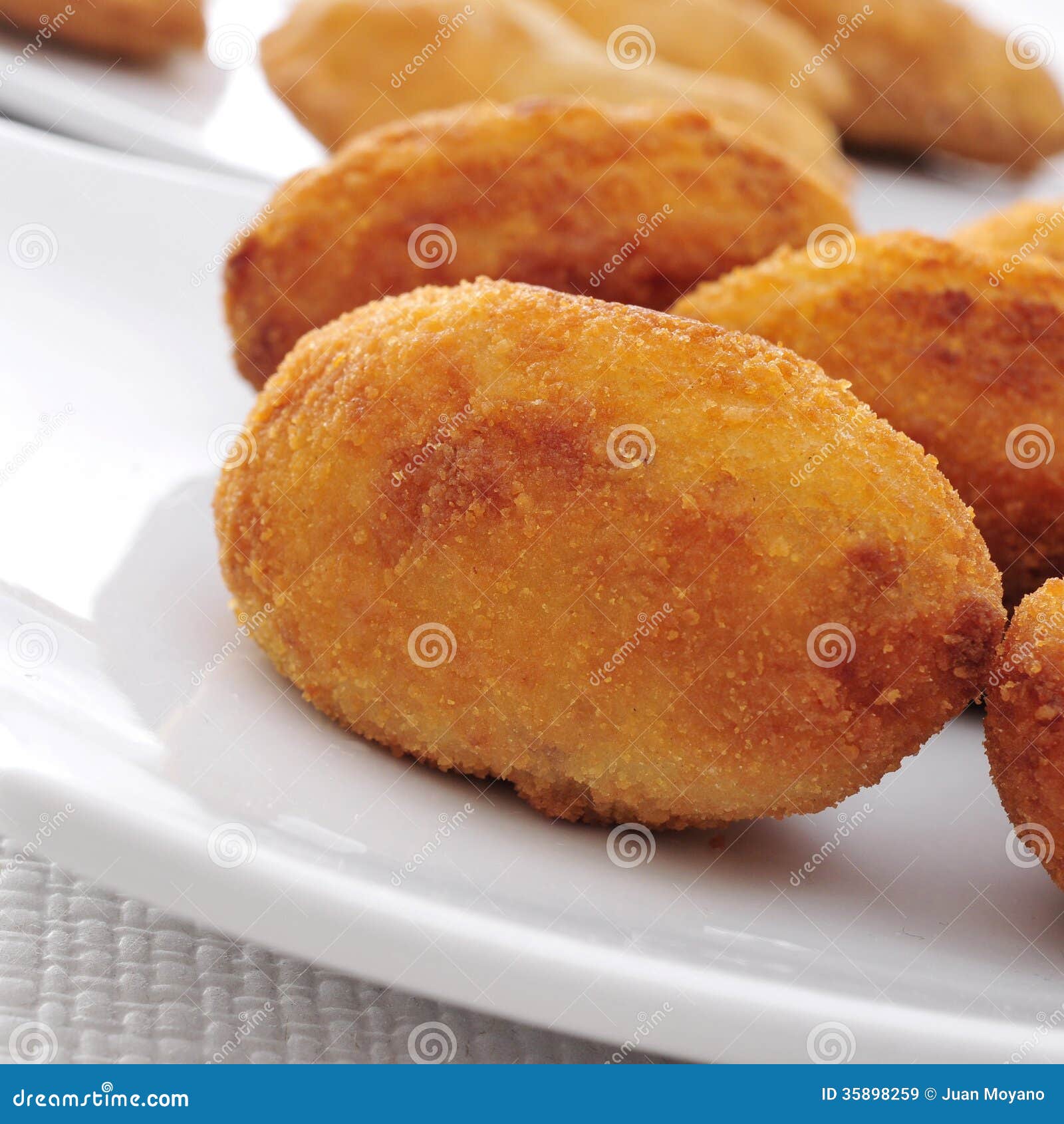 Croquetas, Spanish Croquettes Stock Image Image of buffet, serrano