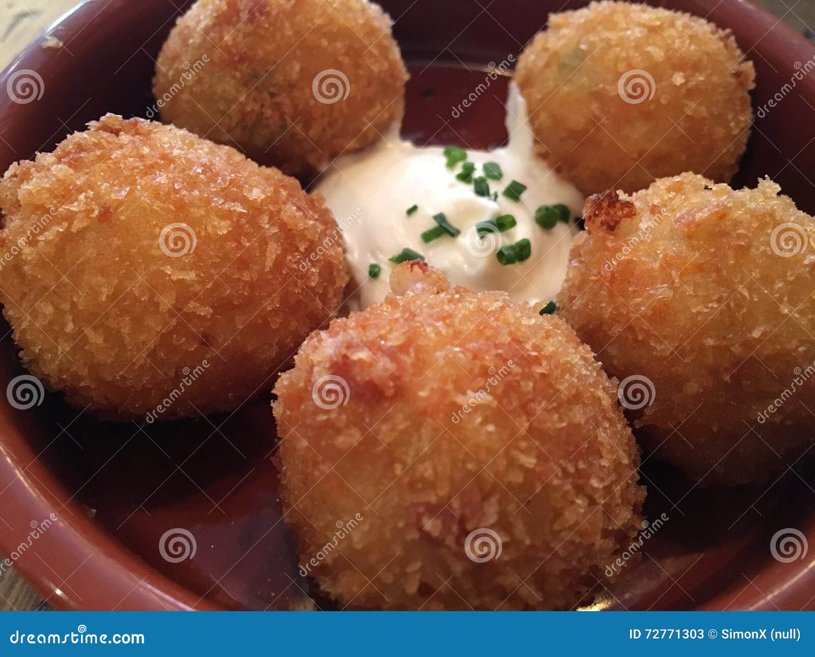 Croquettes De Jambon Et De Fromage Photo stock éditorial Image du
