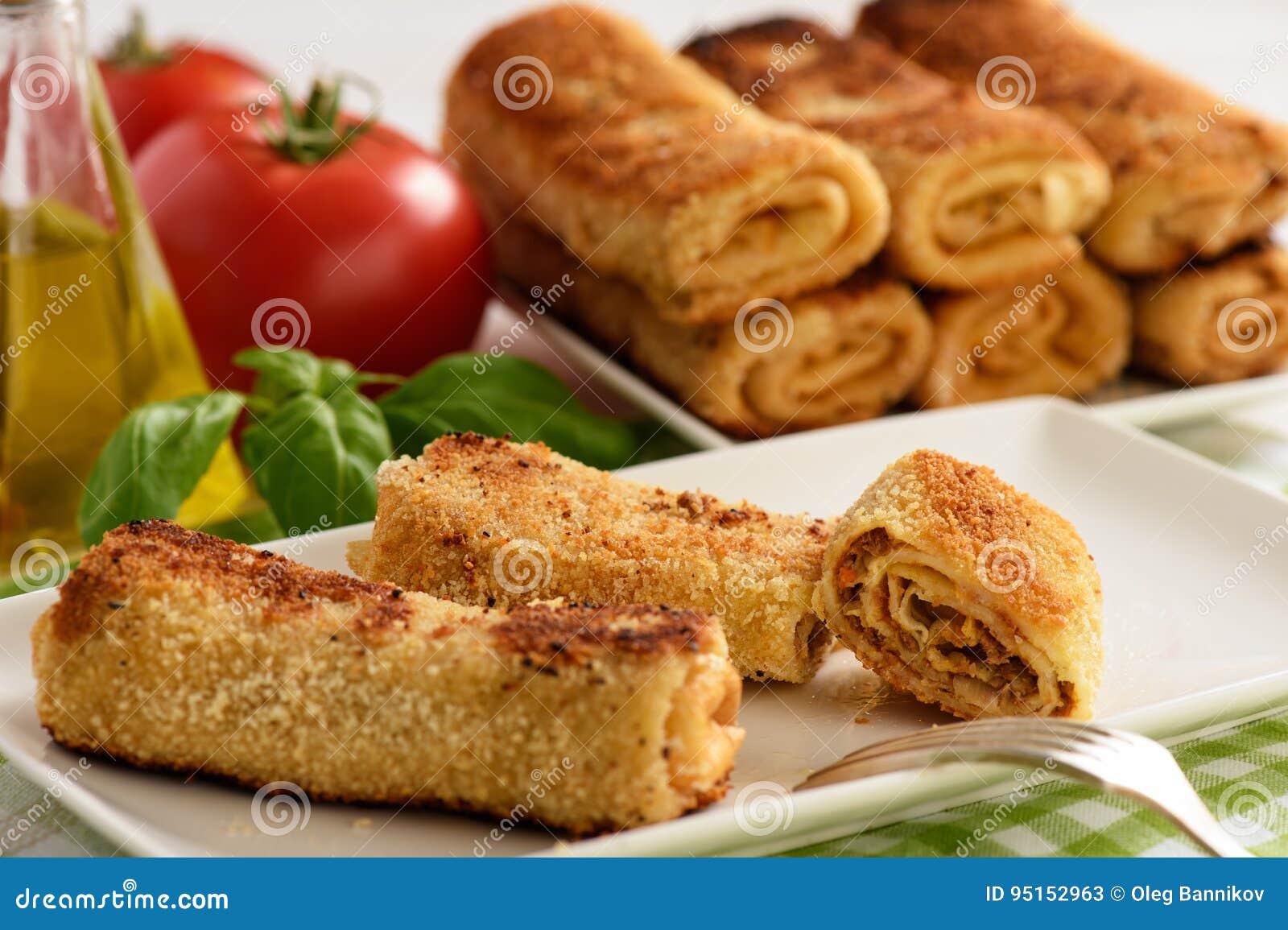 Polish Croquettes Known In Poland As Krokiet Stock Photography