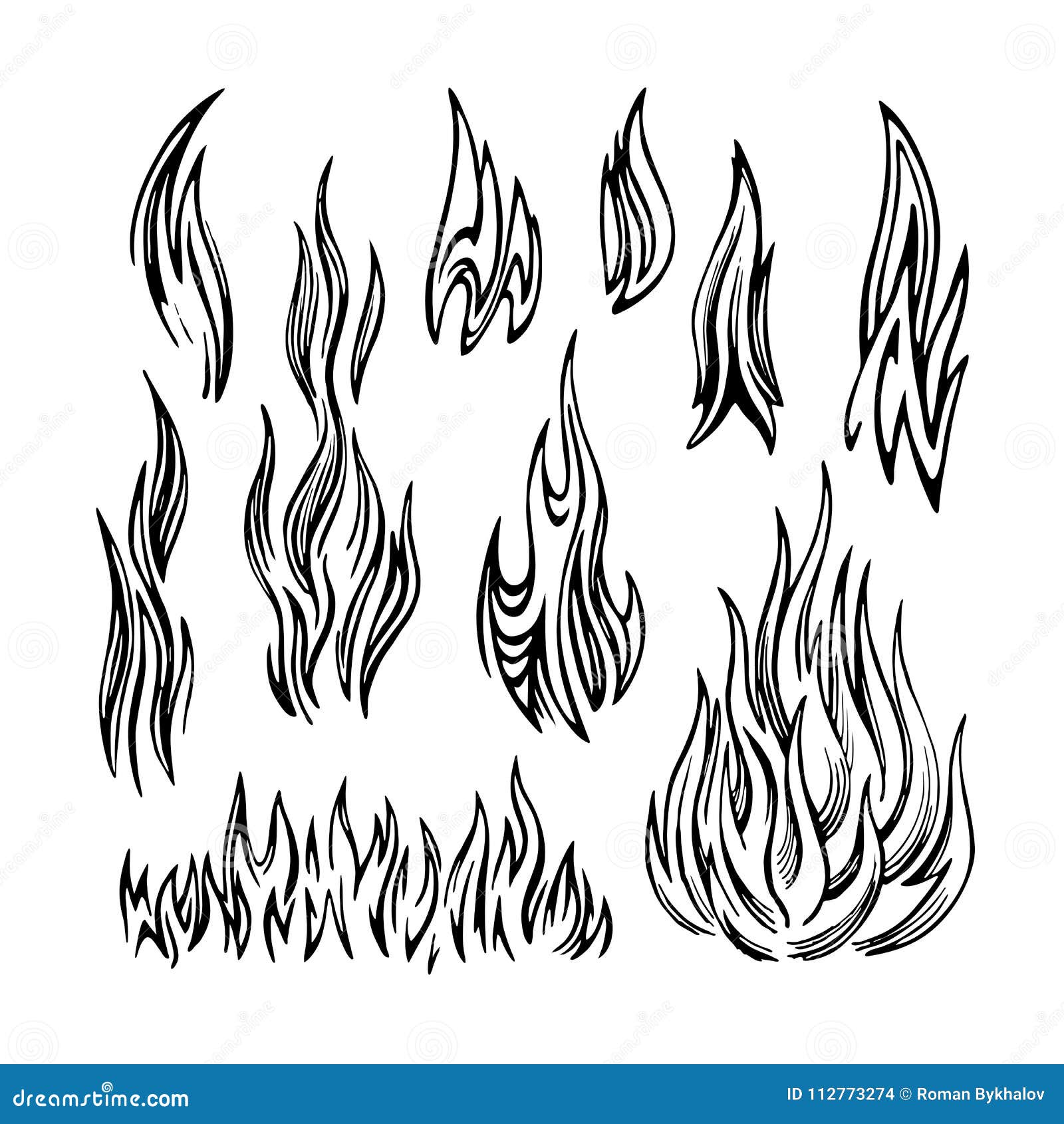 Guide de base sur le dessin de diverses formes de flammes par Cyfuko -  Astuces pour dessiner