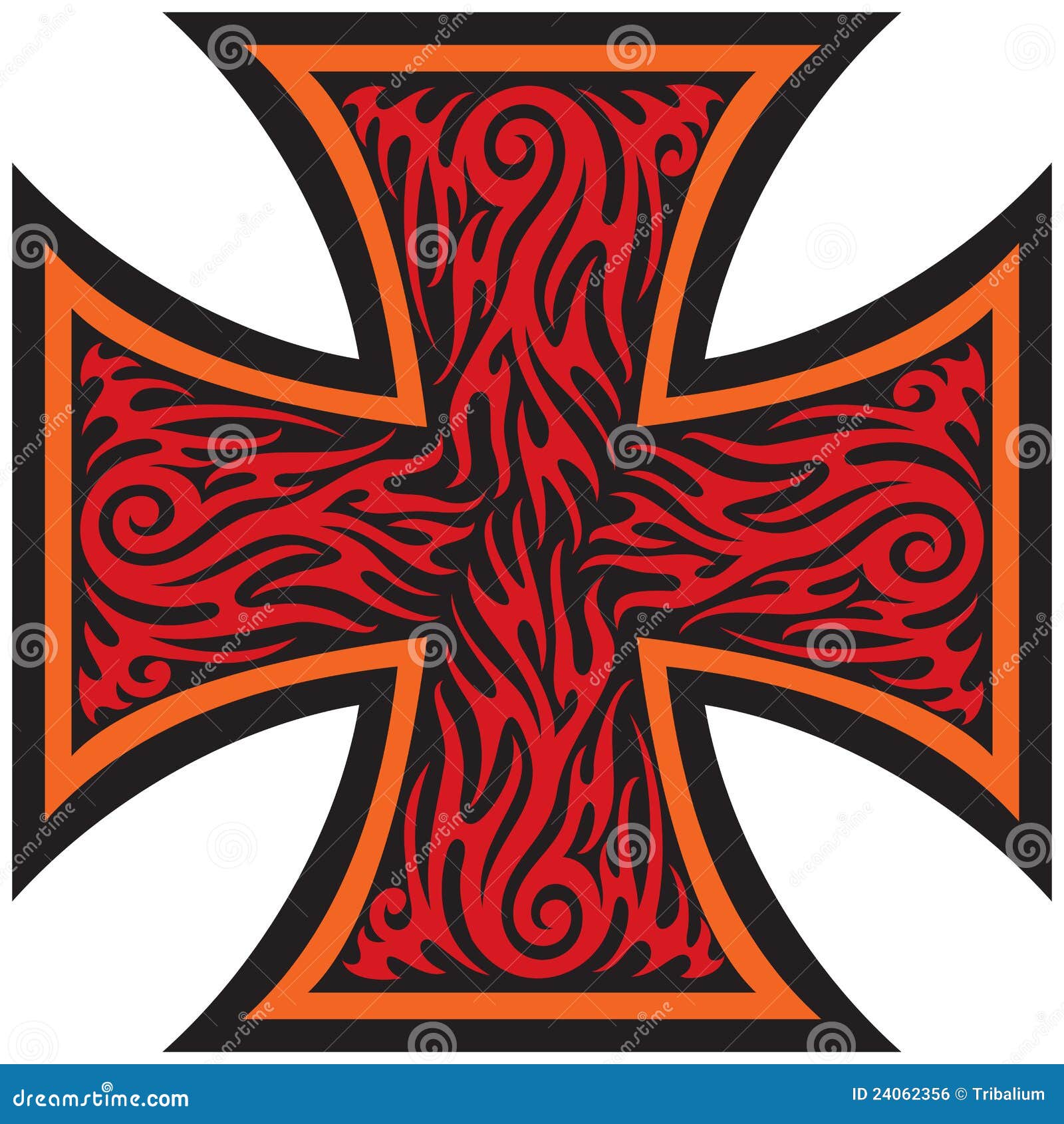 Free Vector  Vintage chicano cross shaped tattoo concept