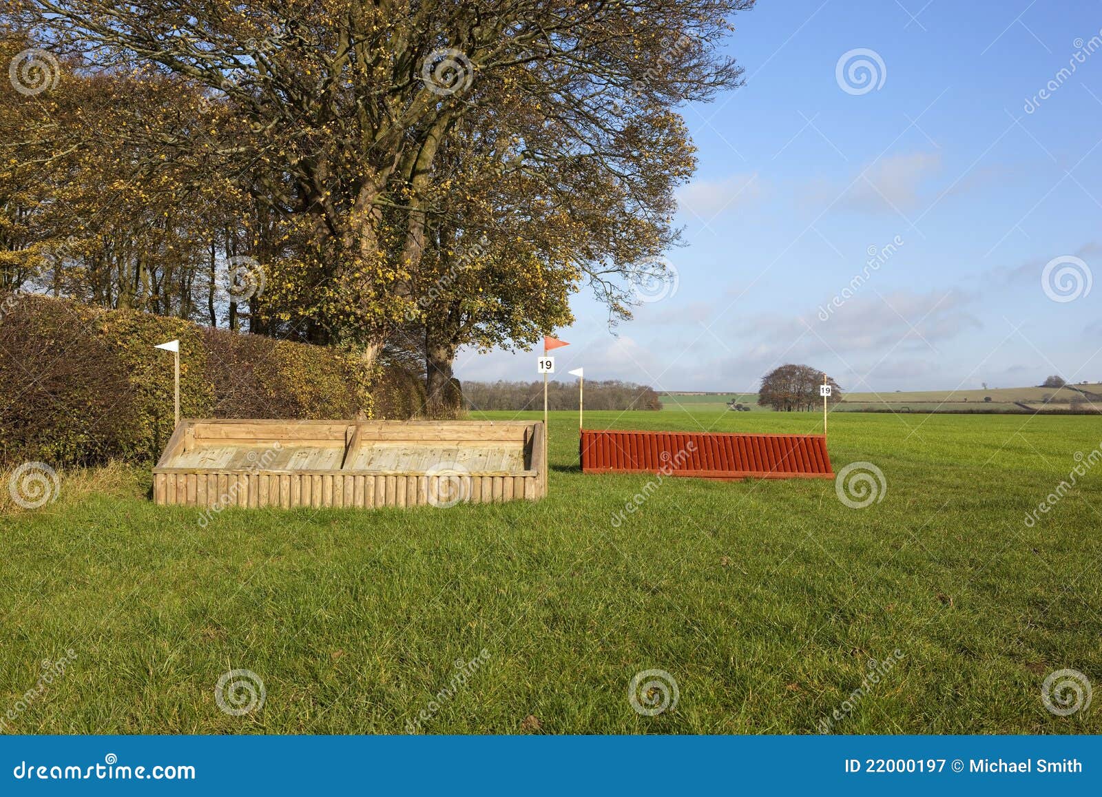 Cross Country Equestrian Course Stock Image Image of countryside