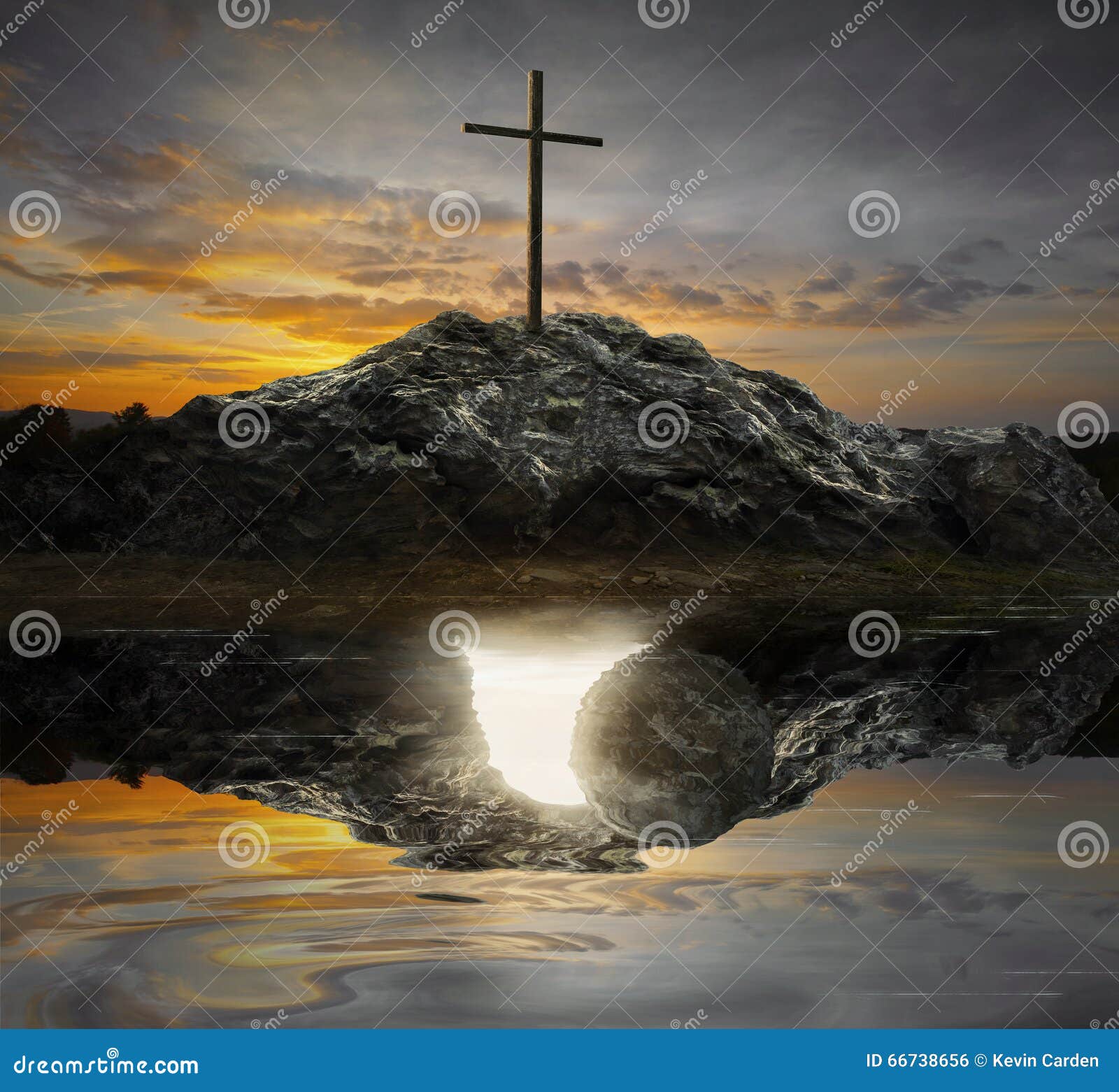 cross and empty tomb