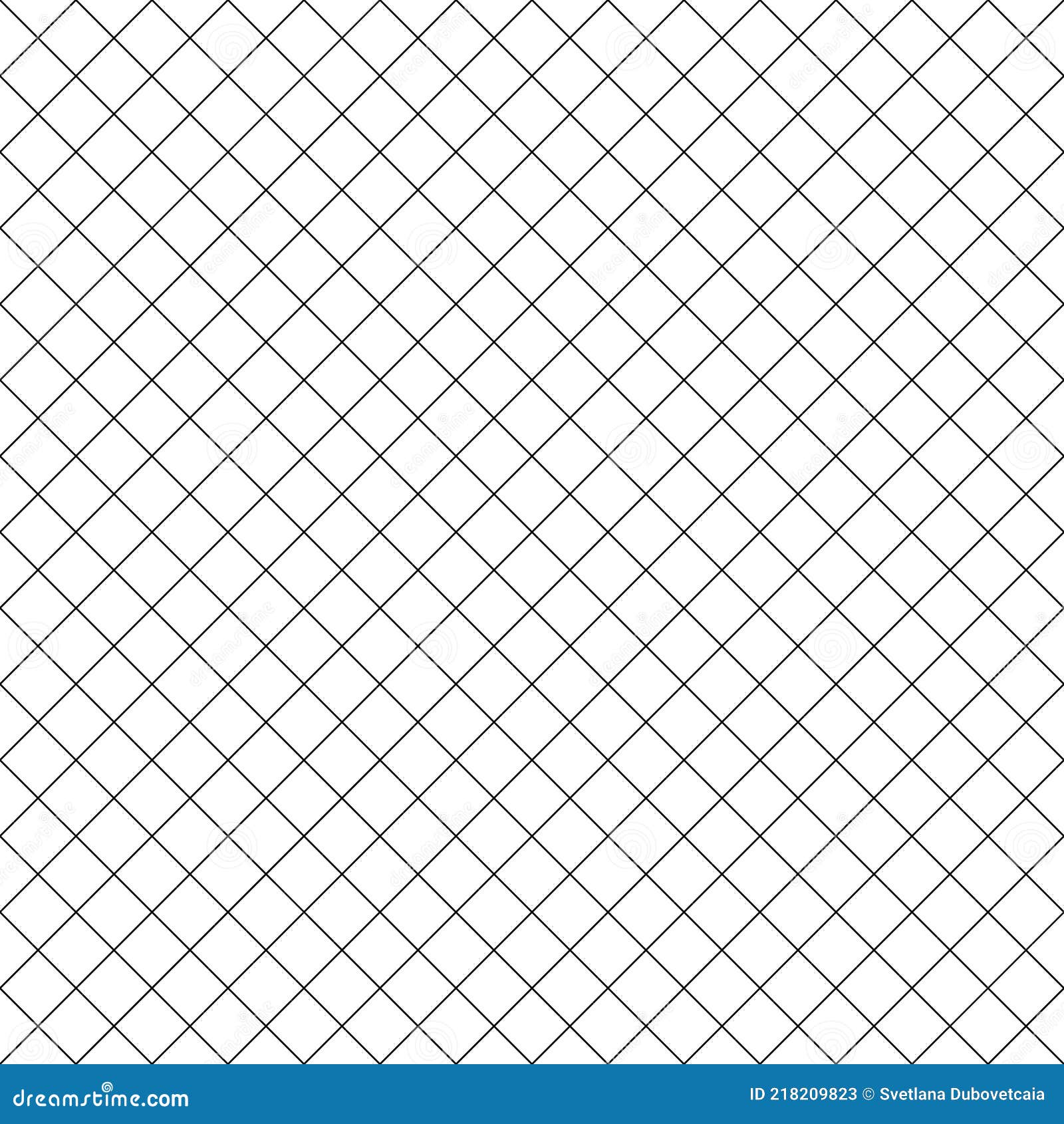 cross grid seamless pattern. square paper. check mesh texture. black cell on white background. repeated crisscross patern. squar l