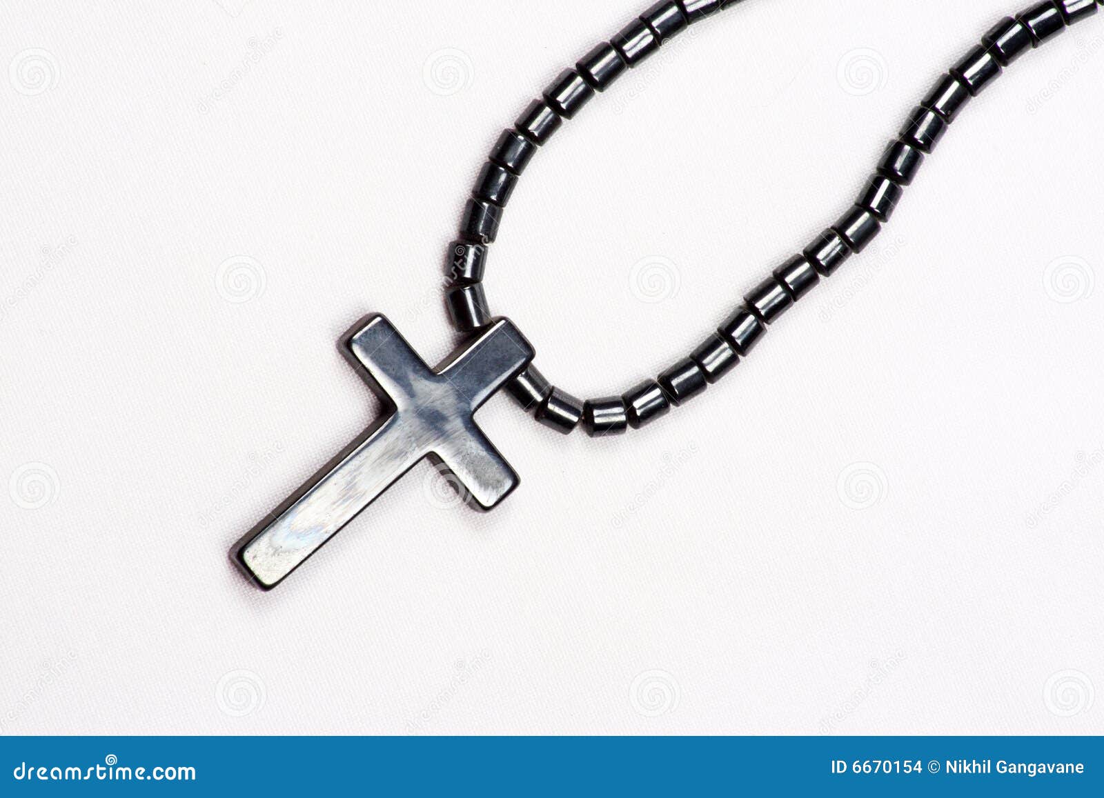 Cross Necklace stock photo. Image of christianity, necklace - 6670154