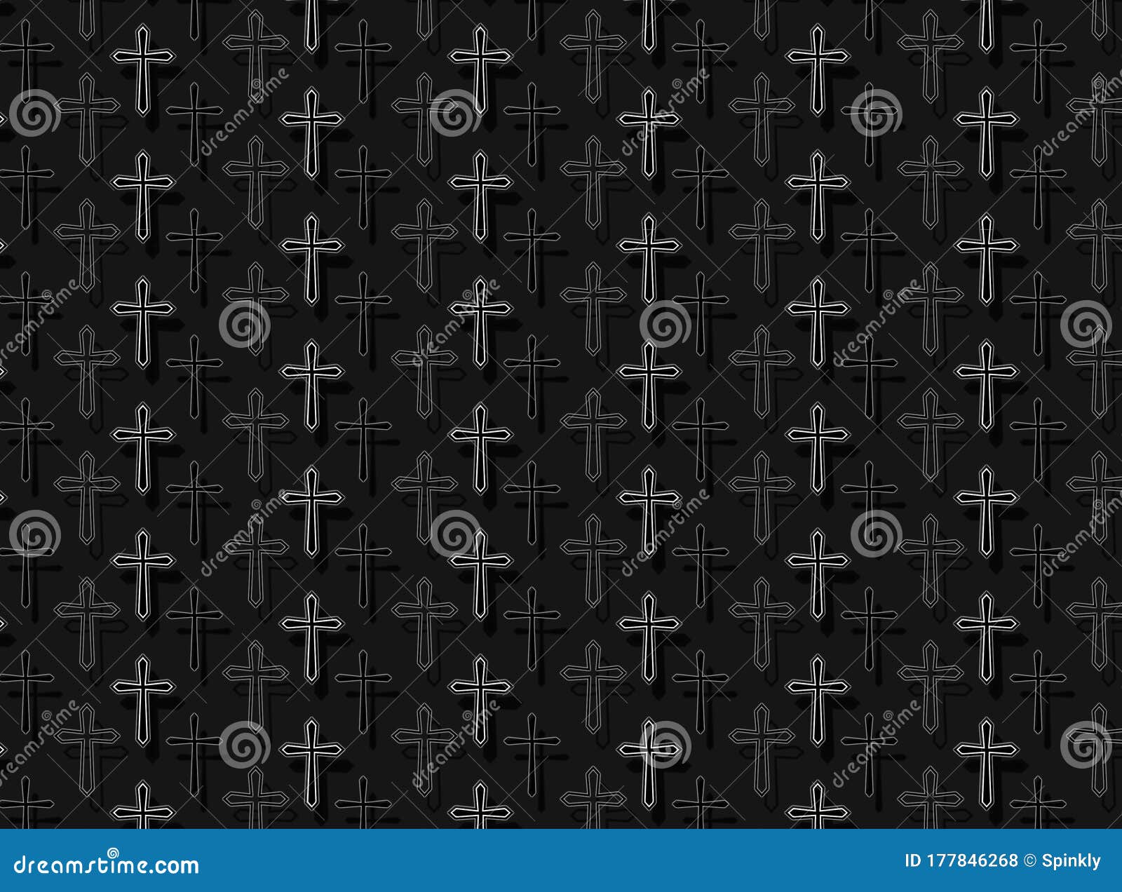View Background Black Cross Wallpaper PNG