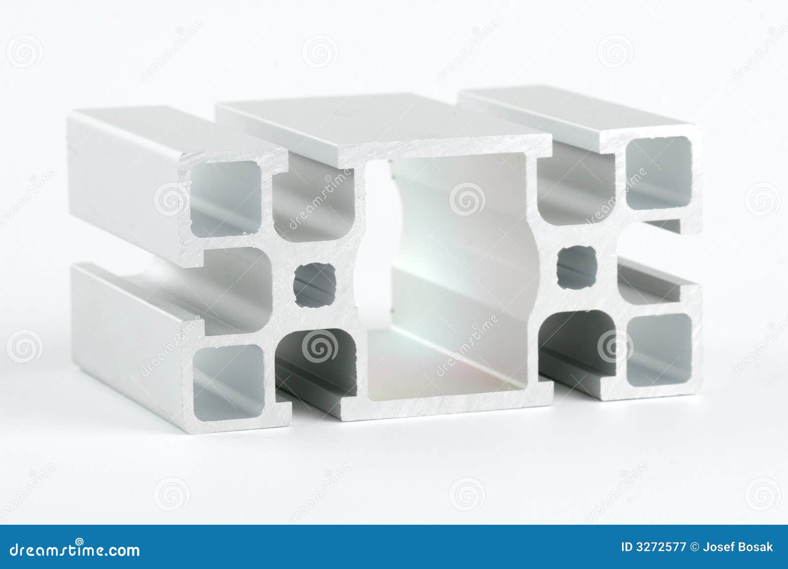 Crosssection bar stock image. Image of aluminum, extrusion 3272577