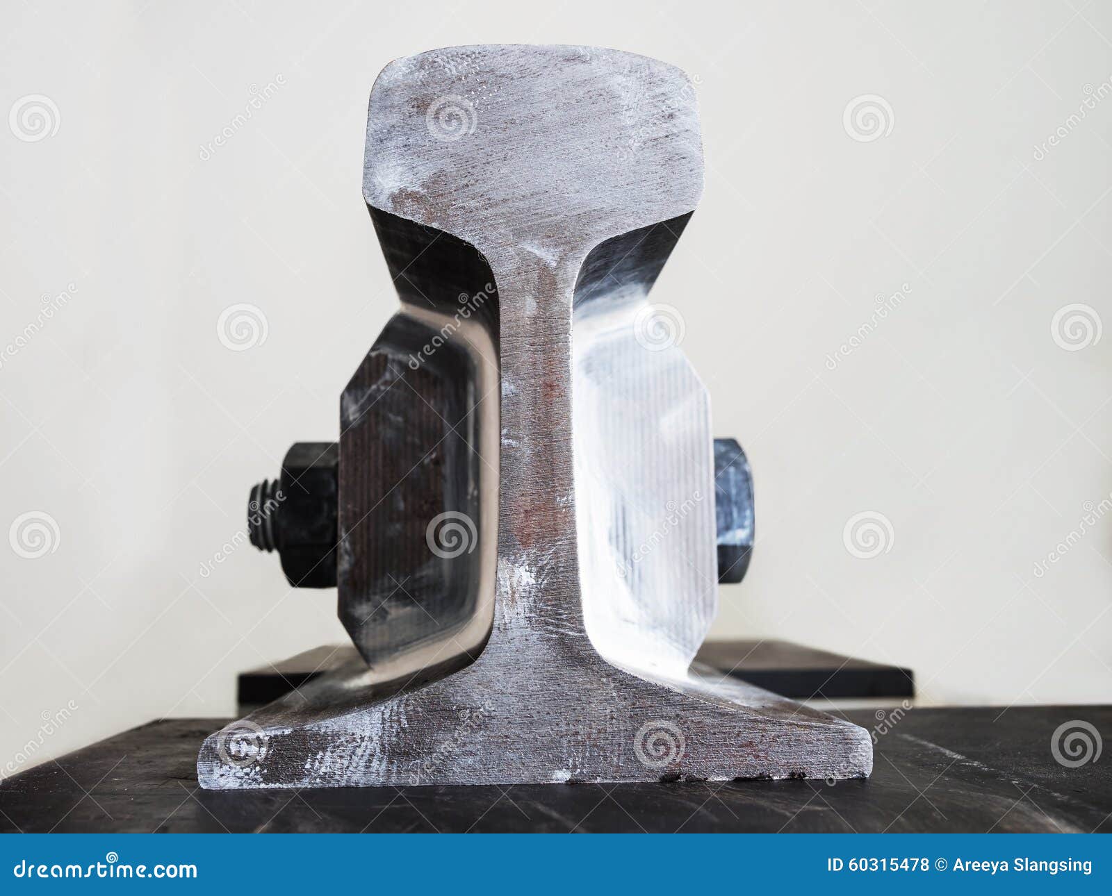 Cross Section of the Rail Track Stock Photo Image of commuter