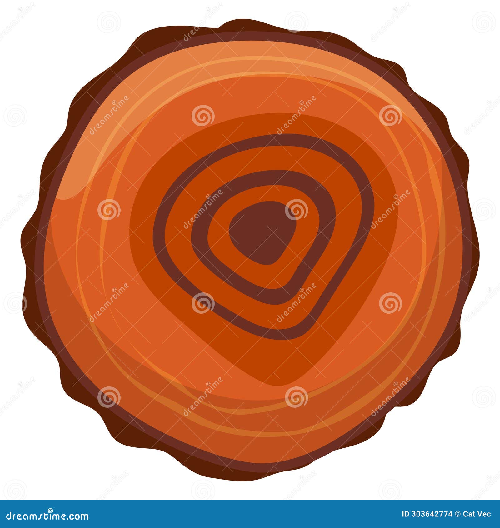 Annual Rings Of A Tree Disc That Show The Age Of A Tree. In This Case The  Tree Grate Of A Larch Stock Photo, Picture and Royalty Free Image. Image  164729556.