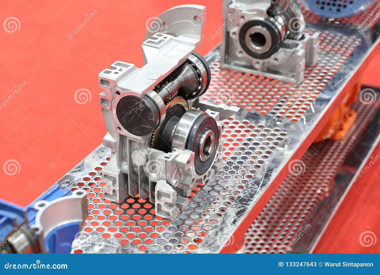 Cross Section of Worm Gear Pump Stock Image Image of speed, mechanism 133247643