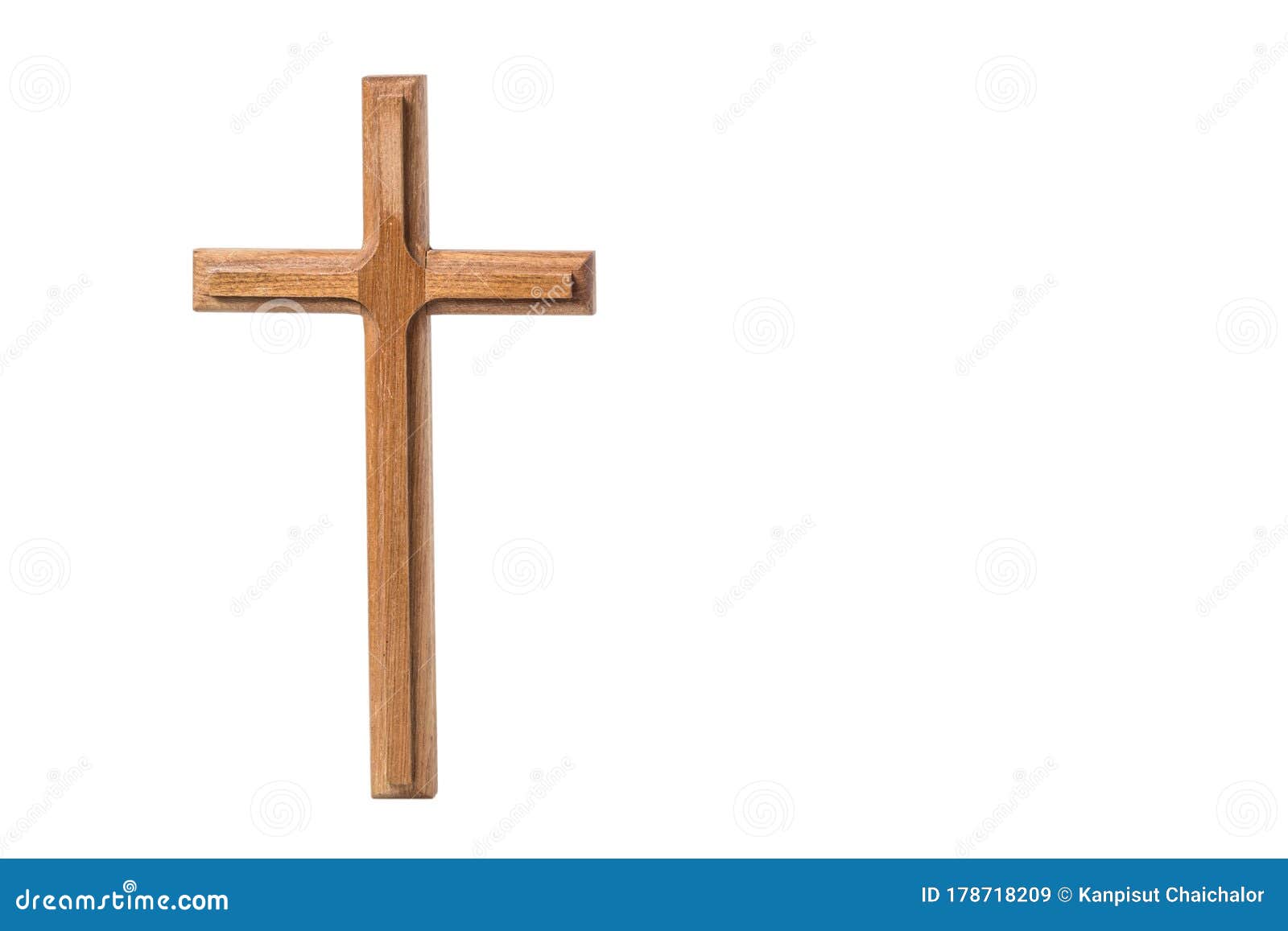 The Cross Standing on White Background. Cross on a Backdrop.the ...