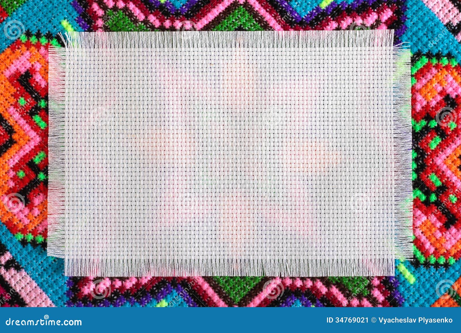 Crossstitch stock image. Image of embroider, sewing 34769021
