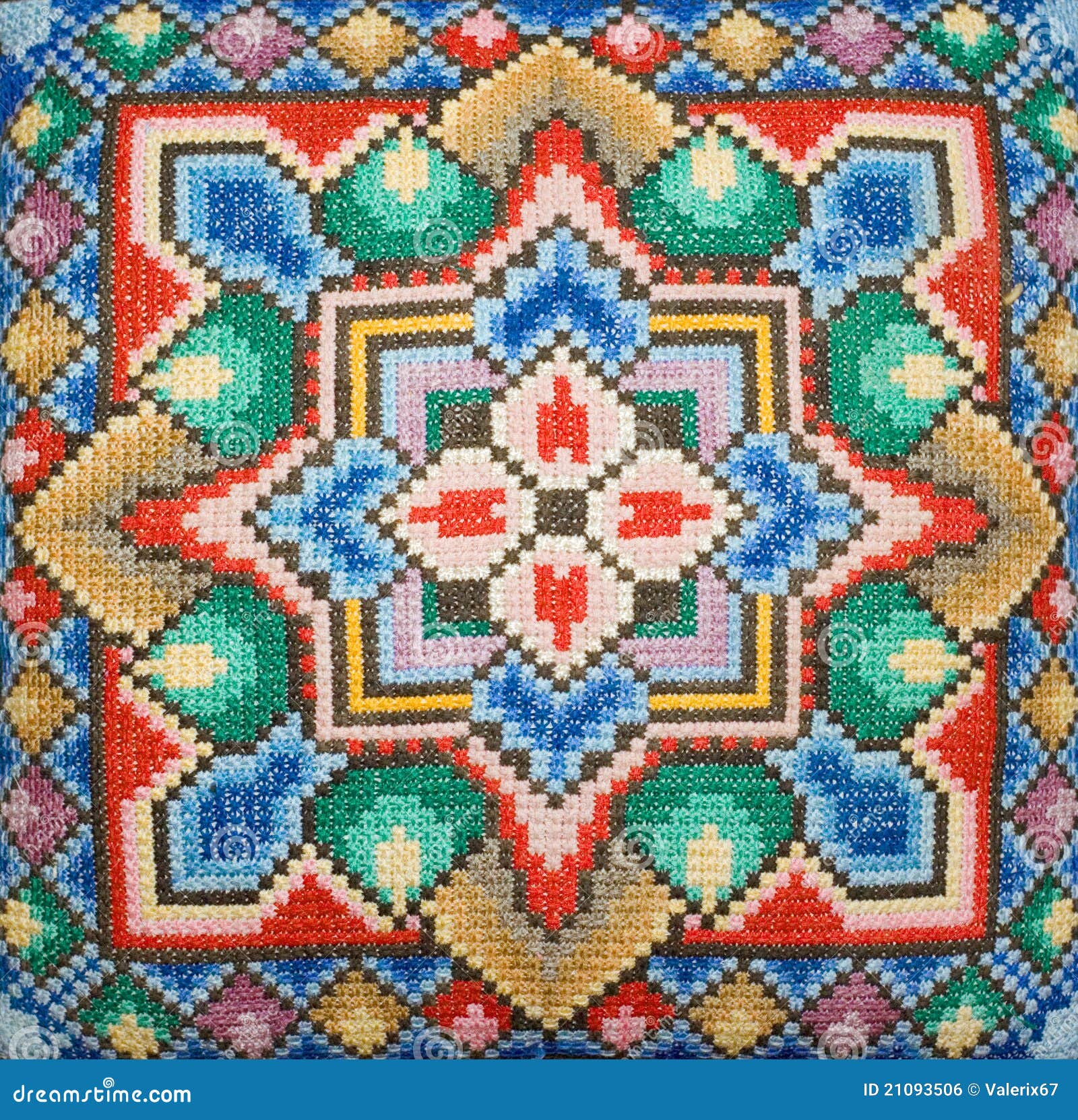 Crossstitch embroidery stock photo. Image of creation 21093506
