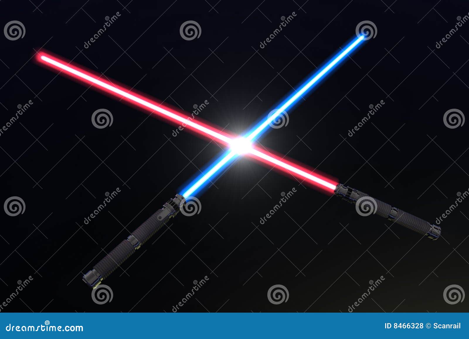 crossed light sabers