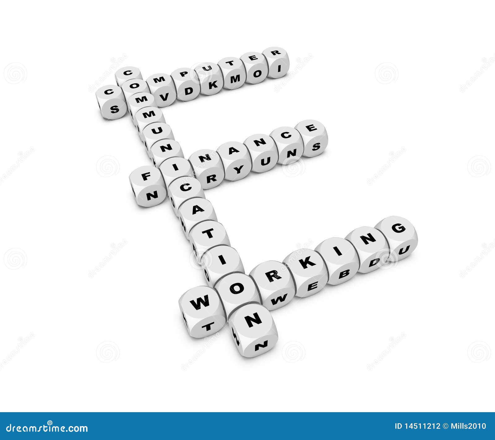 Crossword stock illustration. Illustration of block, finance - 14511212