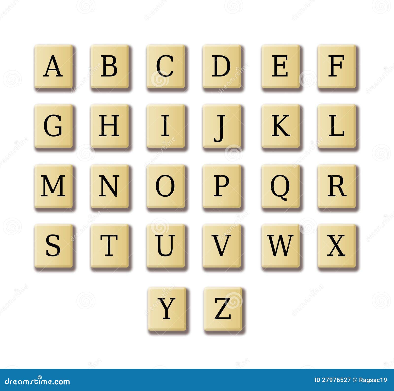 Crossword design alphabet stock illustration. Illustration of