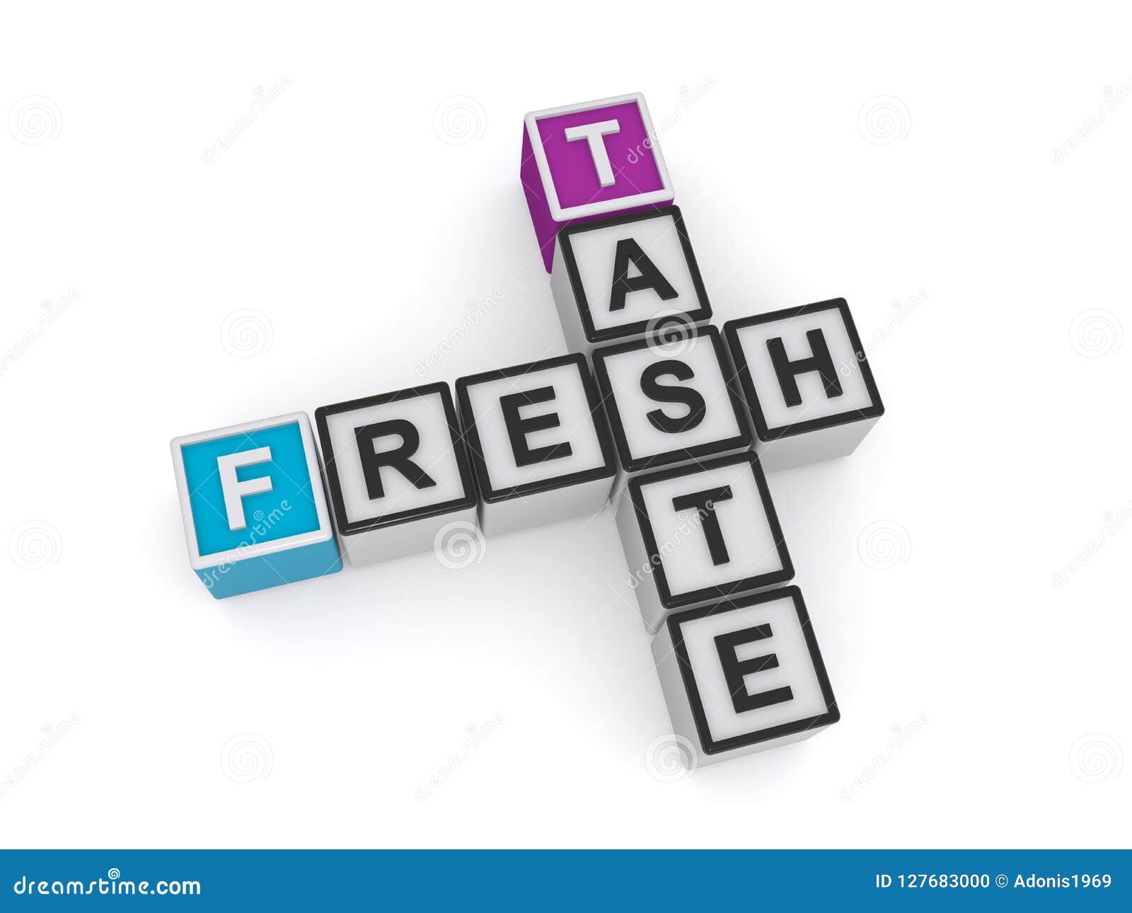 Fresh taste crossword stock illustration Illustration of design Fresh taste crossword stock illustration Illustration of design