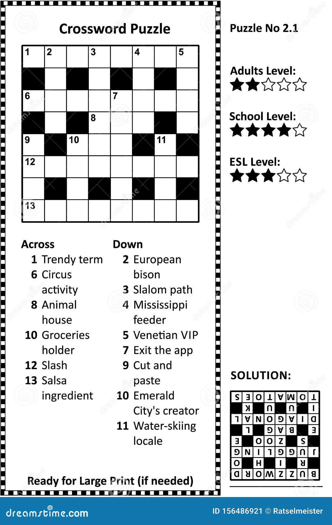 Simpler crossword