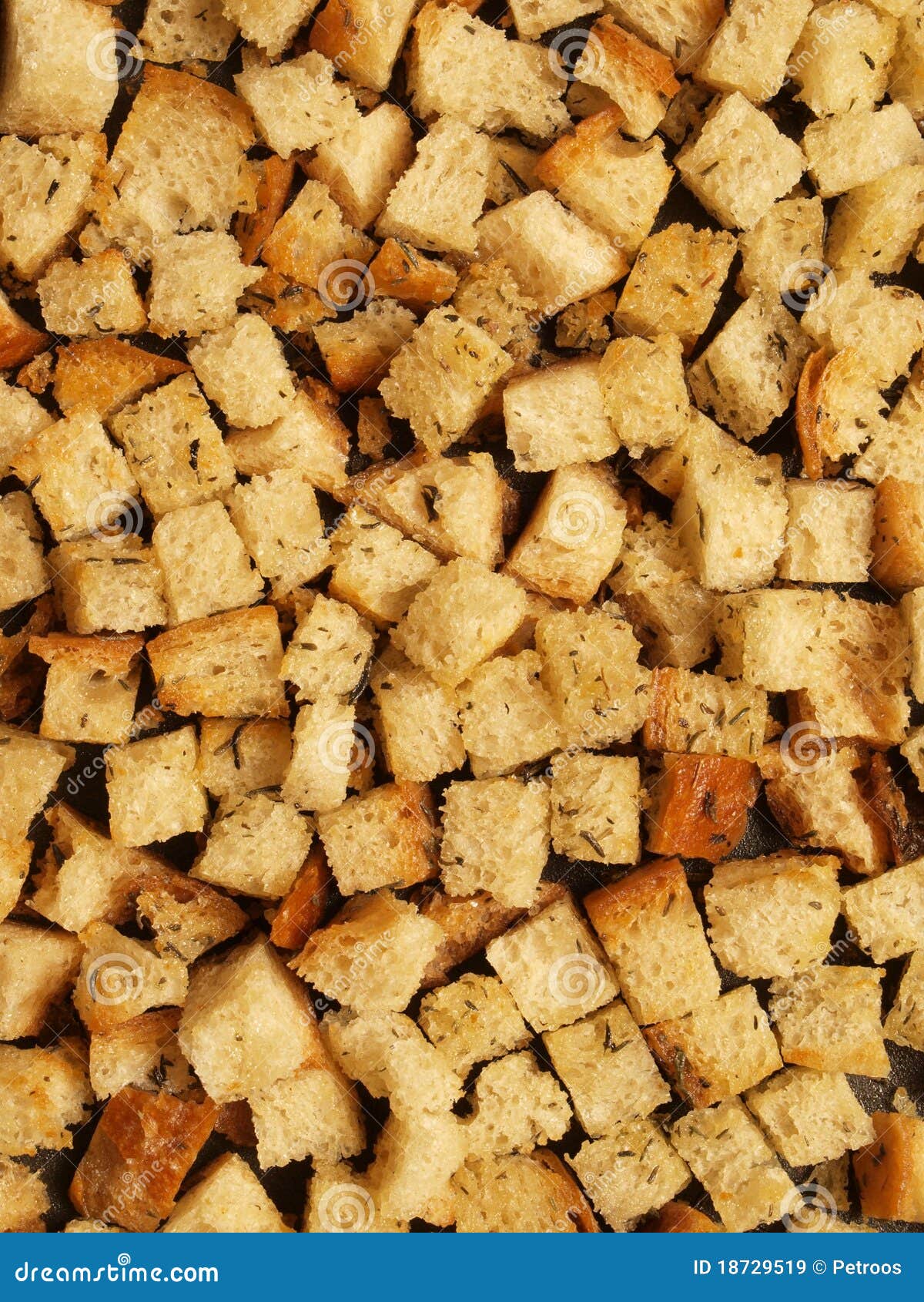 Croutons stock image. Image of tasty, soup, croutons 18729519