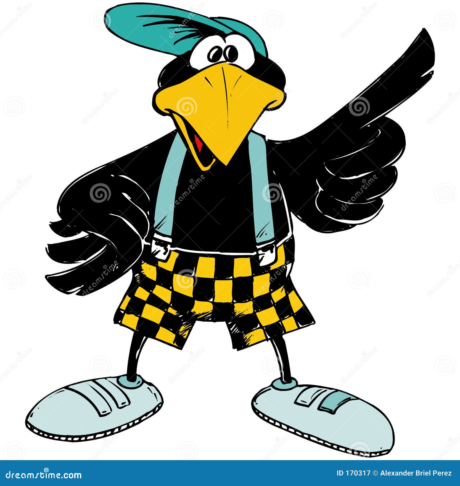 Crow 05 stock illustration. Illustration of vectors, trees 170317