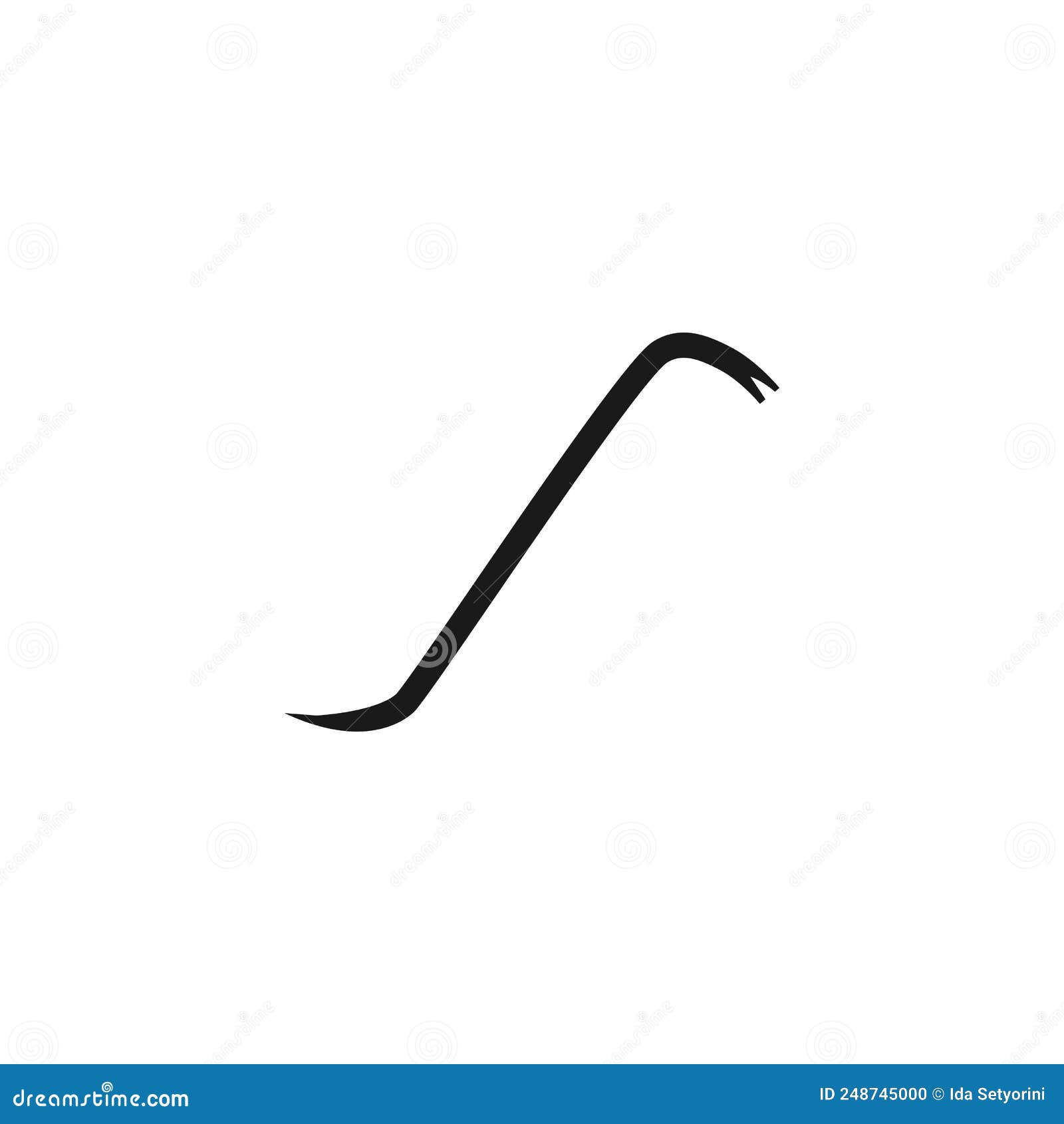 crowbar iconvektor illustrtation 