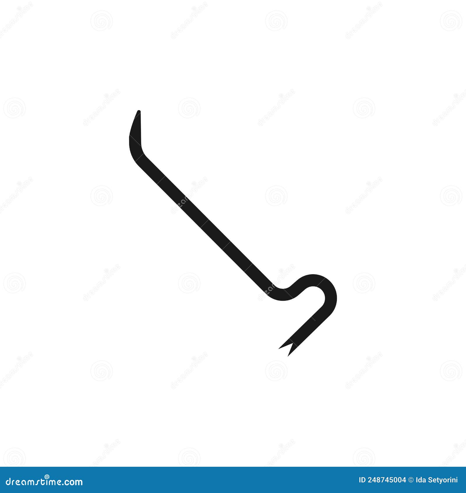 crowbar iconvektor illustrtation 