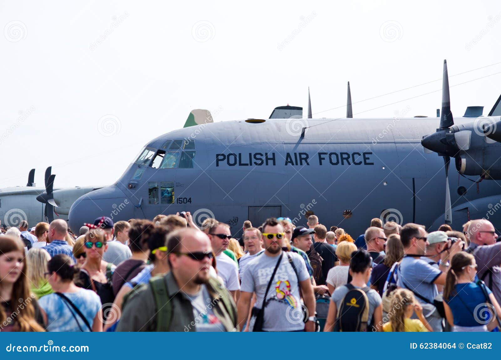 Crowd on Radom Airshow, Poland Editorial Stock Image Image of plane