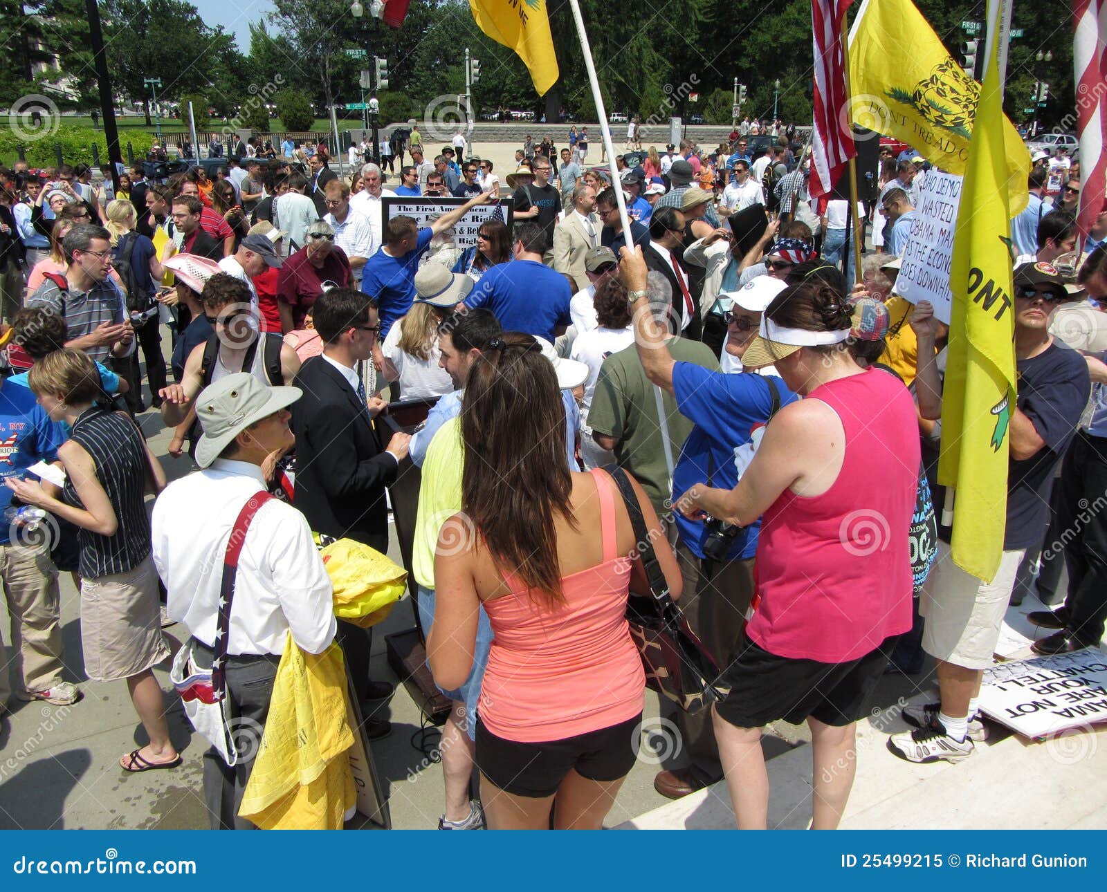 Crowd At The Supreme Court Editorial Image Image Of Protesters 25499215