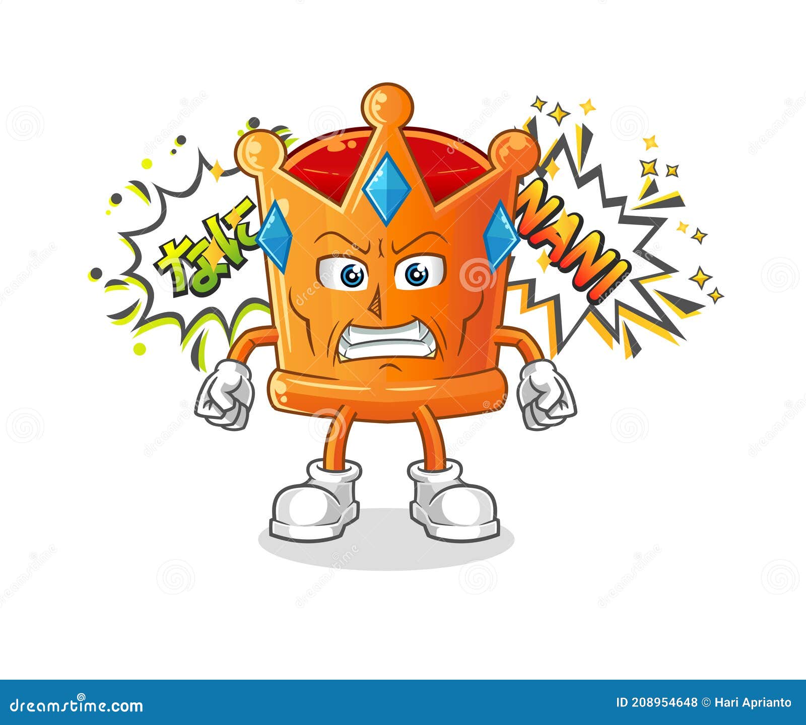 Crown Anime Angry Vector. Cartoon Character Stock Illustration - Illustration of clip, queen: 208954648 Crown Anime Angry Vector. Cartoon Character Stock Illustration - Illustration of clip, queen: 208954648