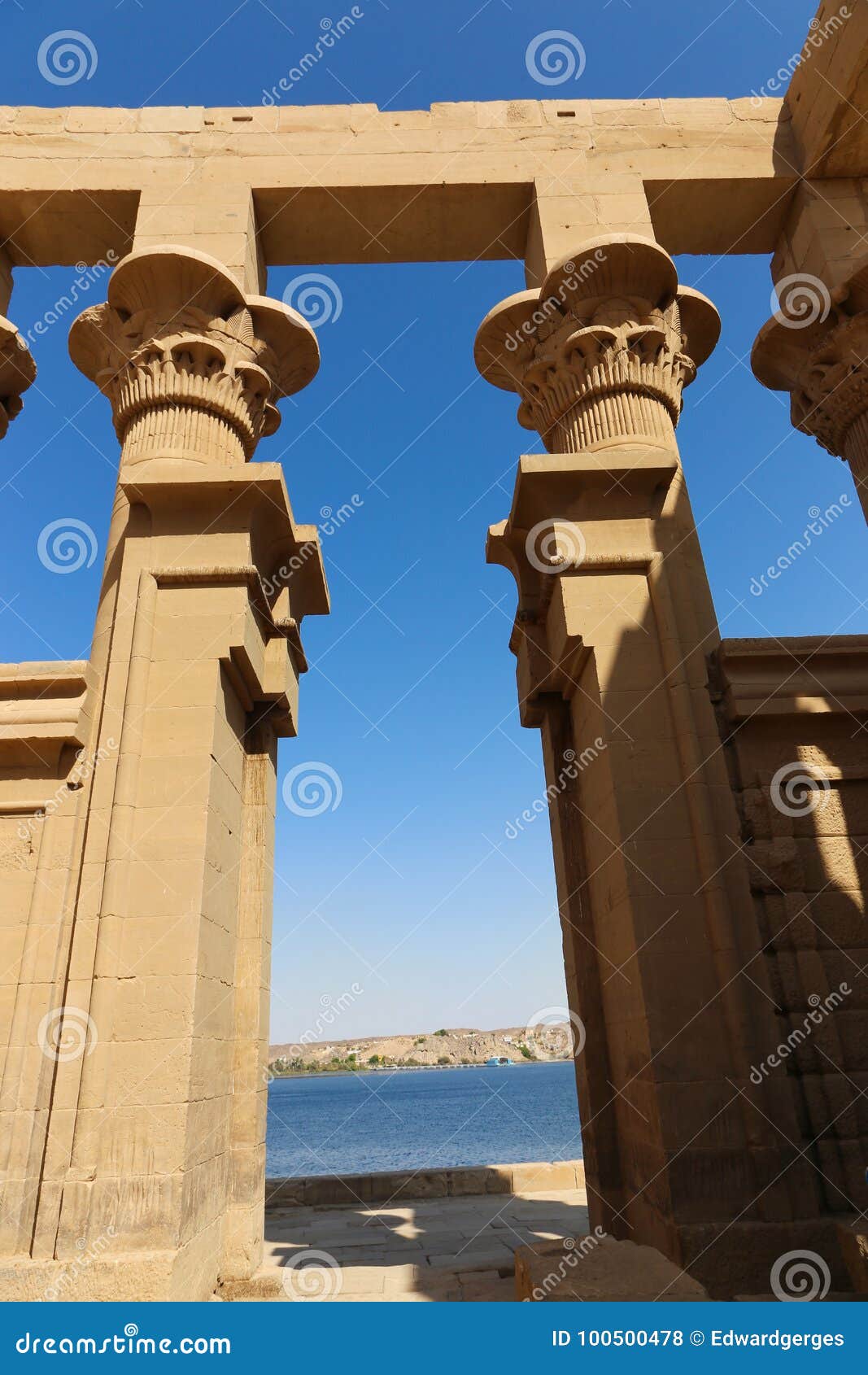 Crown Columns As Lotus Flower Of Philae Temple Egypt Stock Photo Image Of Crowns Building Crown Columns As Lotus Flower Of Philae Temple Egypt Stock Photo Image Of Crowns Building