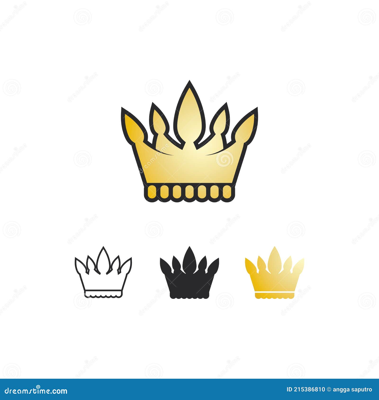 King and Queen Logo Template