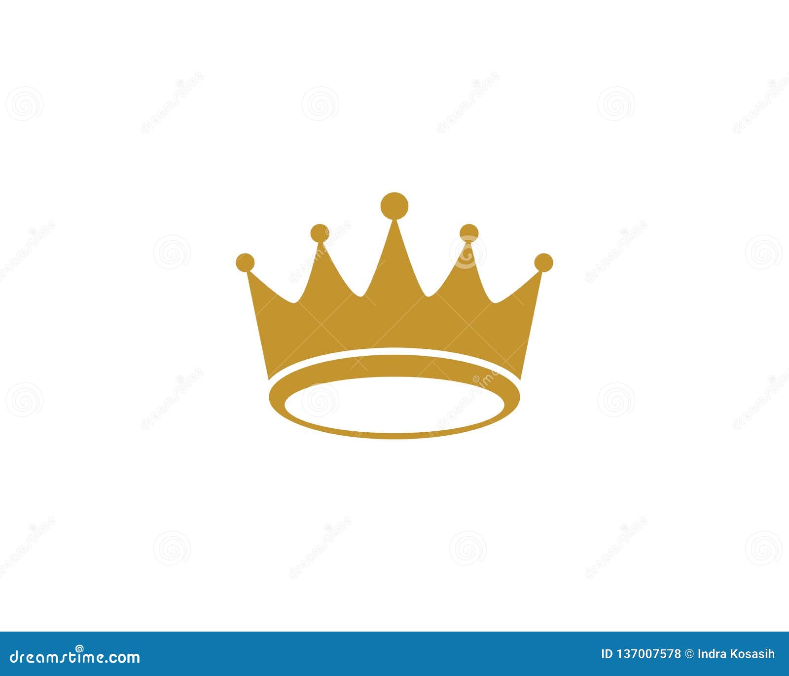 Download Crown Logo Template stock vector. Illustration of ...