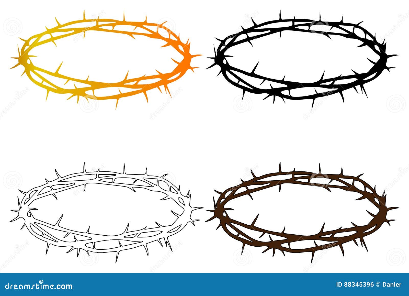 Download Crown of thorns stock vector. Illustration of friday ...