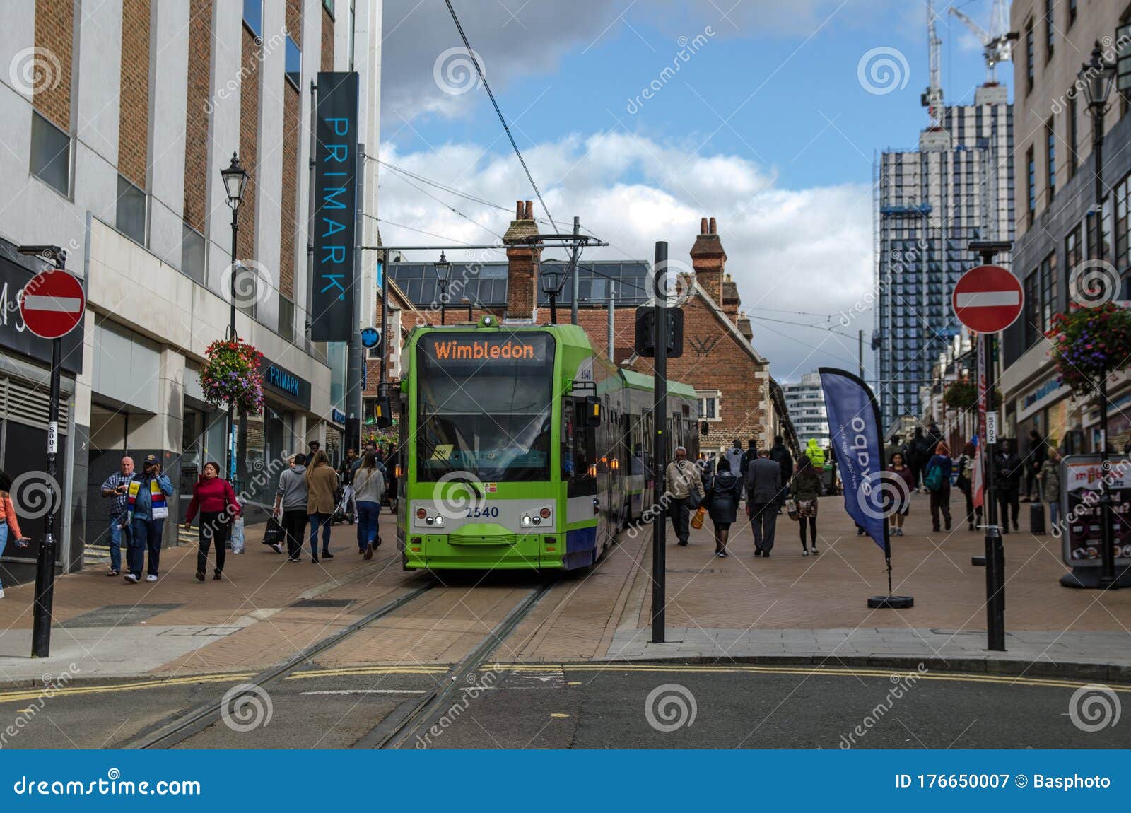 Tram In Croydon London Editorial Photography Image Of London