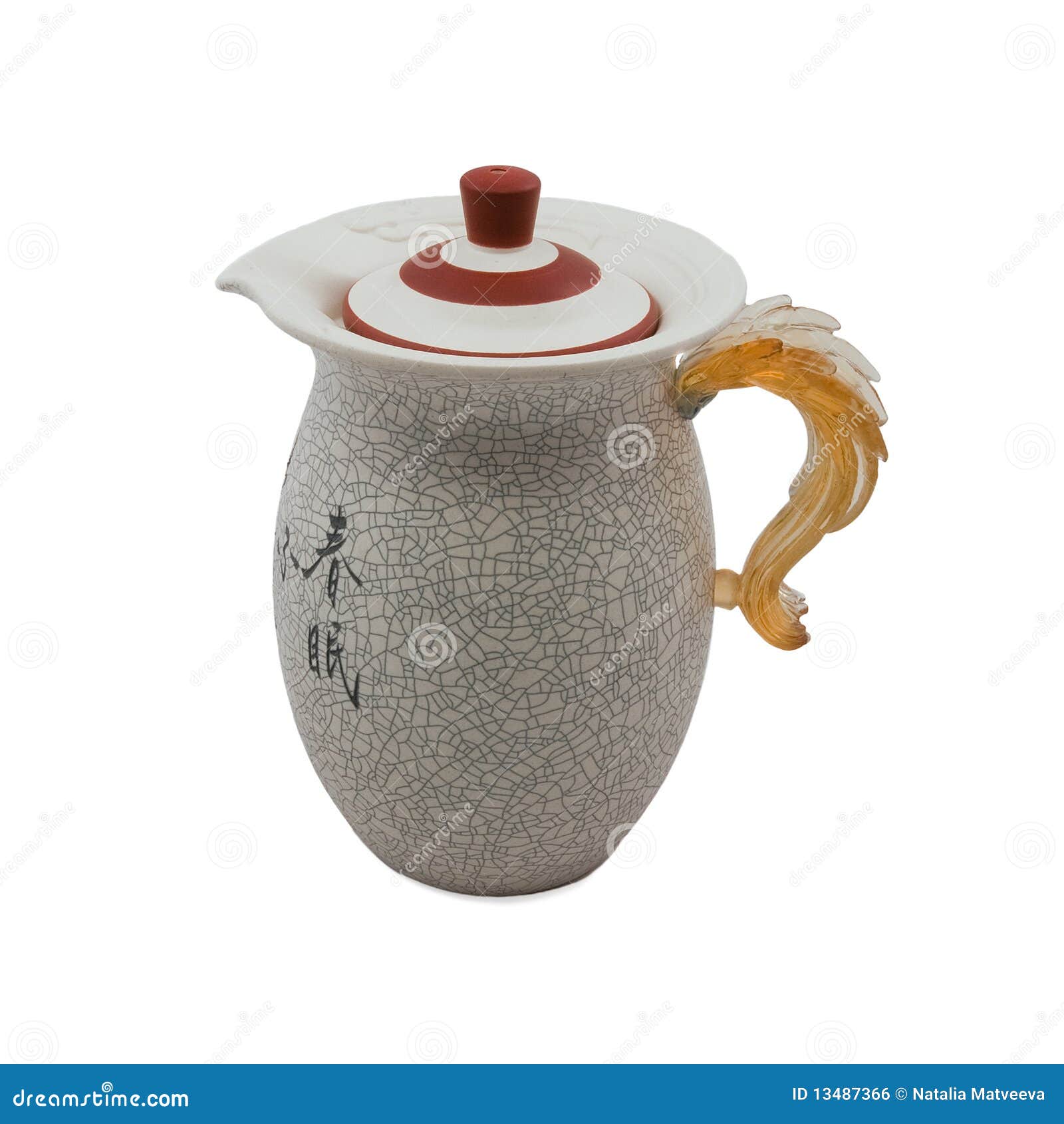 Cruche chinoise photo stock. Image du beau, cuisine, culture 13487366