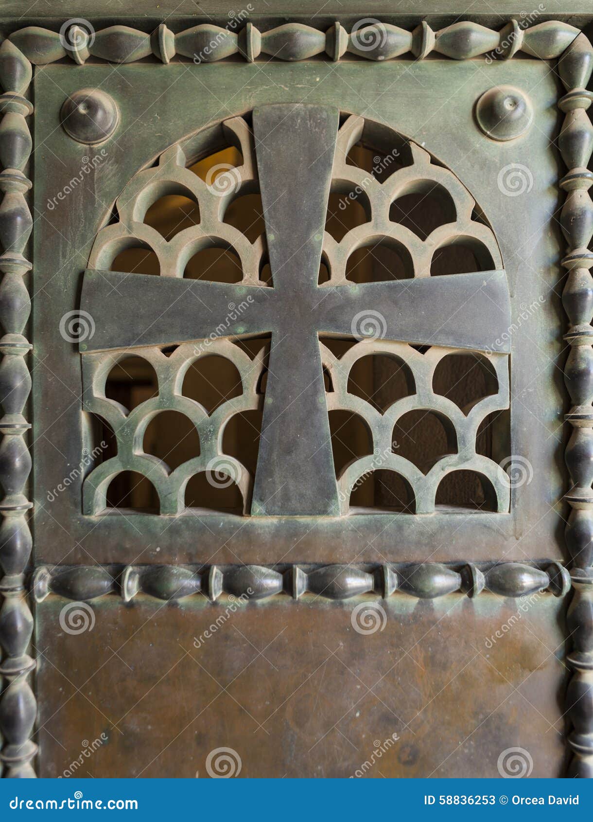 Crucifix Door stock image. Image of catholic, crucifix 58836253
