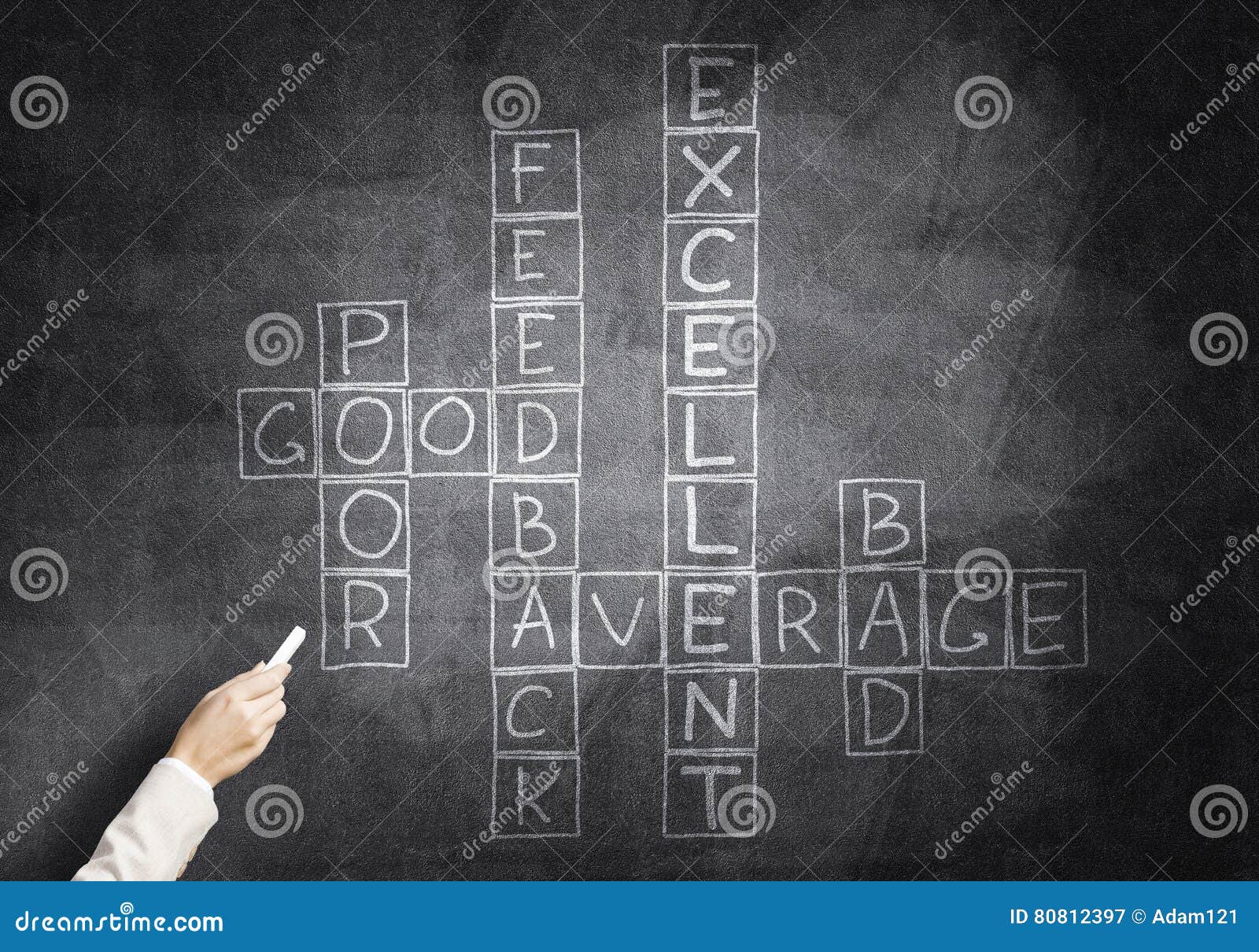 Crucigrama Del Drenaje De La Mujer Imagen de archivo - Imagen de mujer