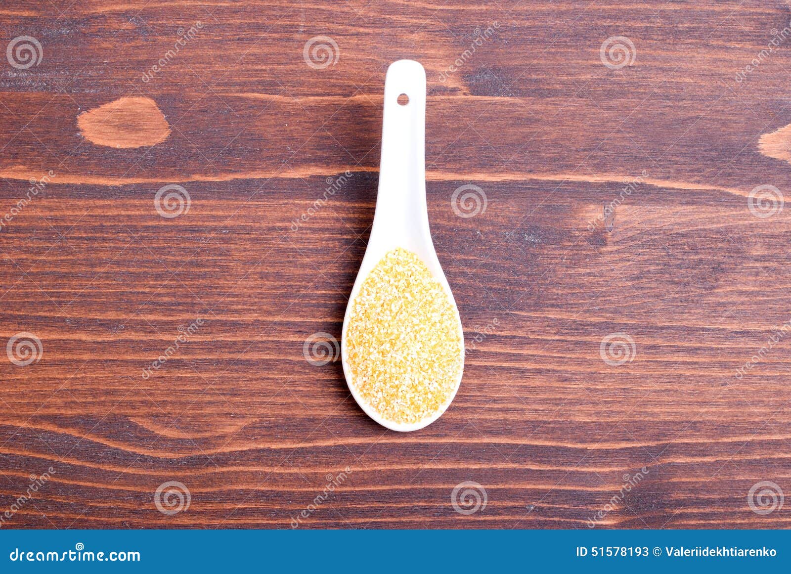 Crude Corn Grits on the Board Diet Food Stock Image Image of food