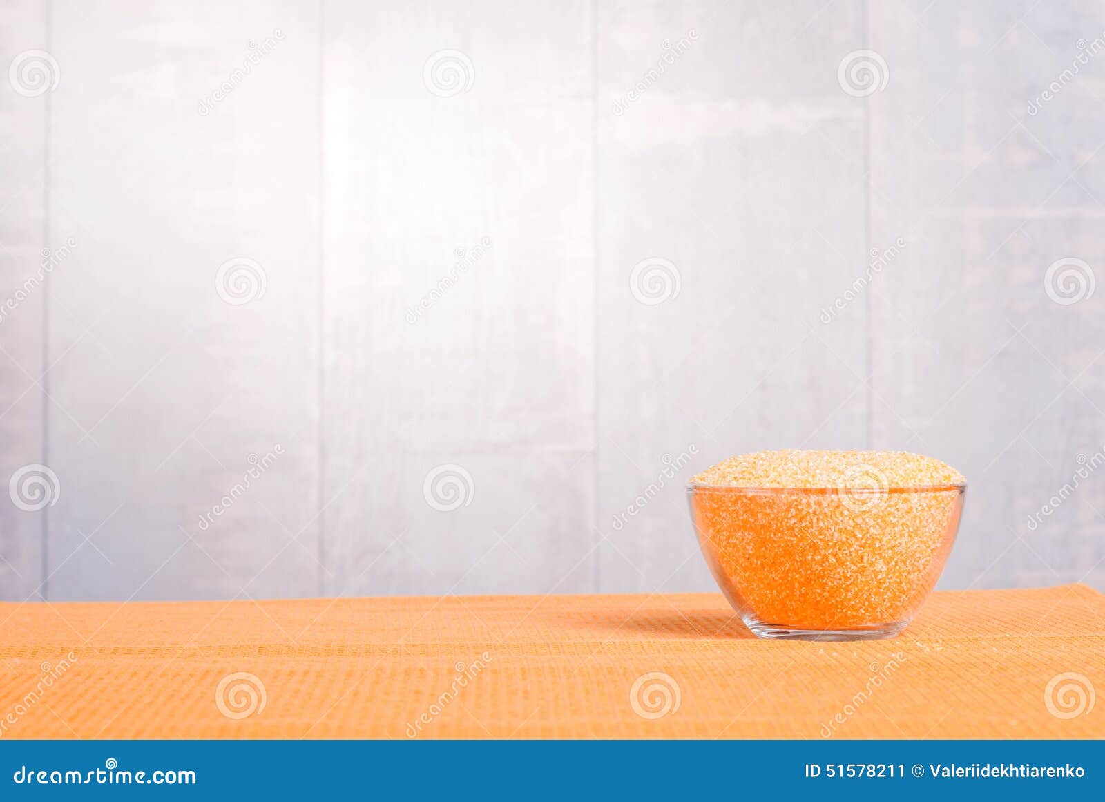 Crude Corn Grits on the Board Diet Food Stock Image Image of dish