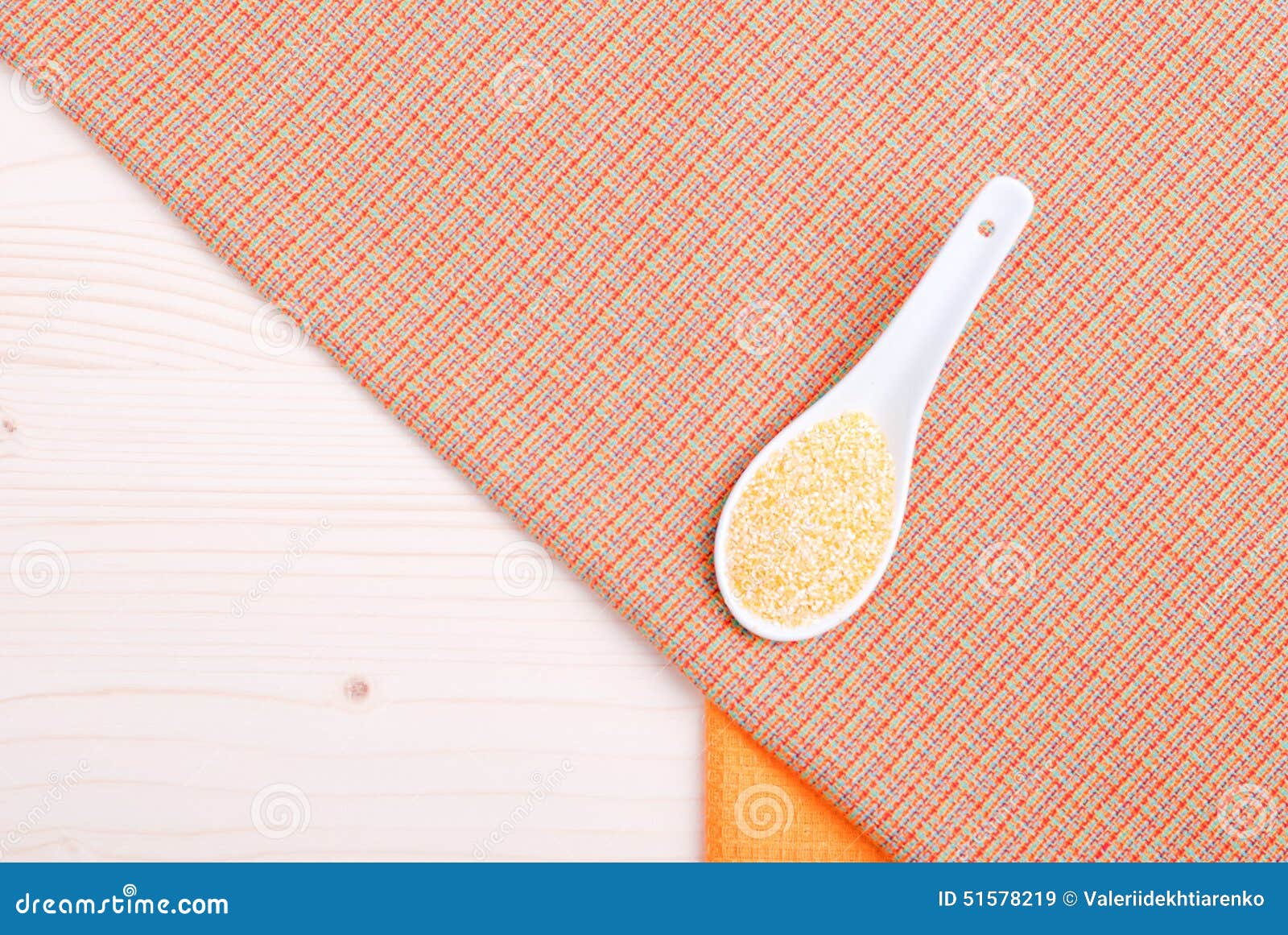Crude Corn Grits on the Board Diet Food Stock Image Image of cereal