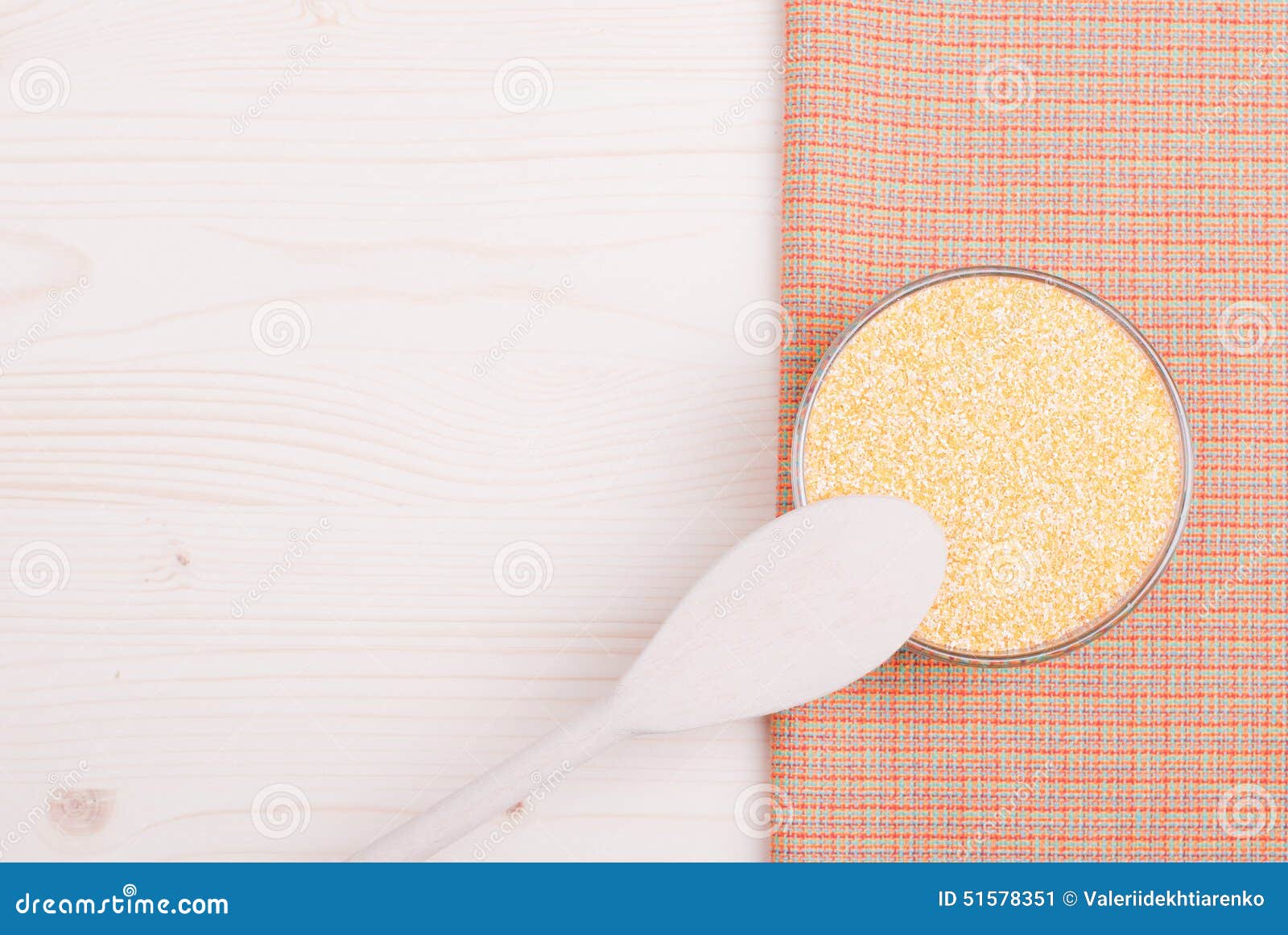 Crude Corn Grits on the Board Diet Food Stock Image Image of cooking
