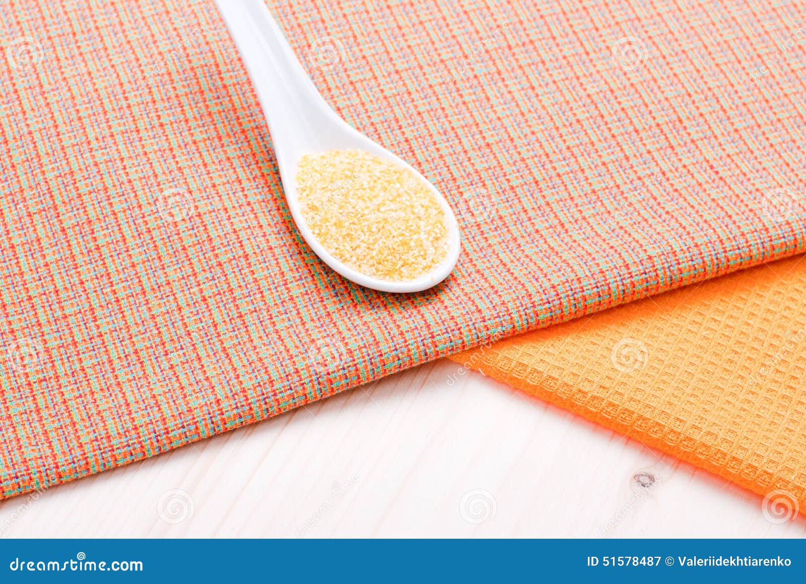 Crude Corn Grits on the Board Diet Food Stock Image Image of bowl