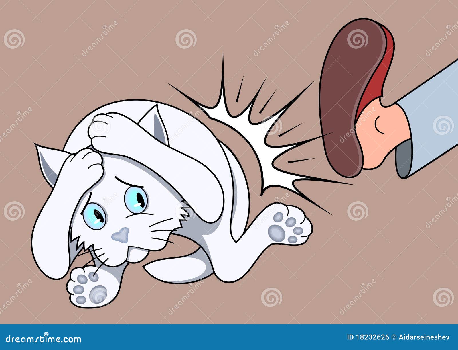 Crueldade Aos Animais Imagem de Stock Royalty Free Imagem 18232626