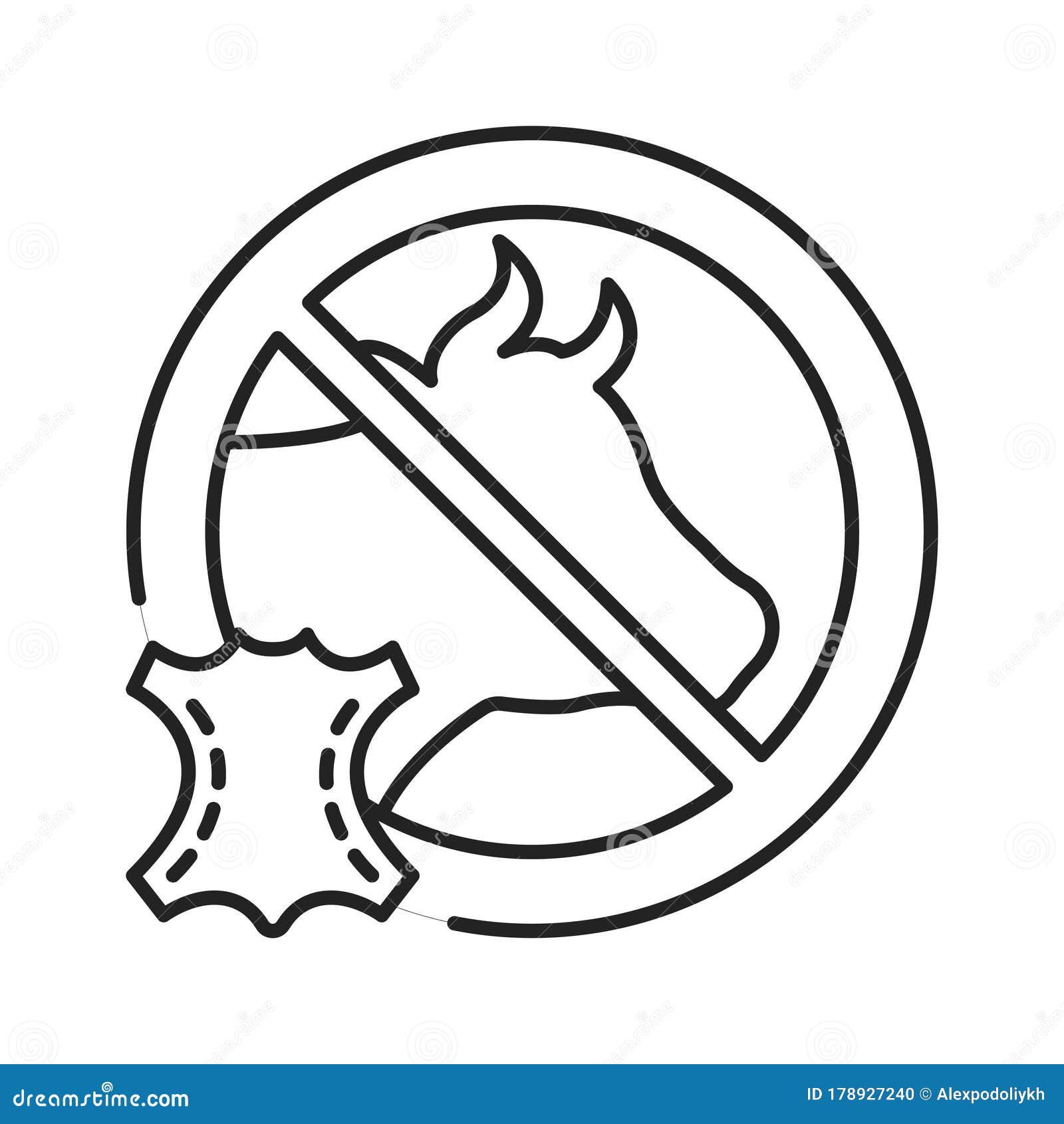 Cruelty Free Black Line Icon. Label for Products or Activities that Do Not  Harm or Kill Animals Stock Illustration - Illustration of flat, fabric:  178927240