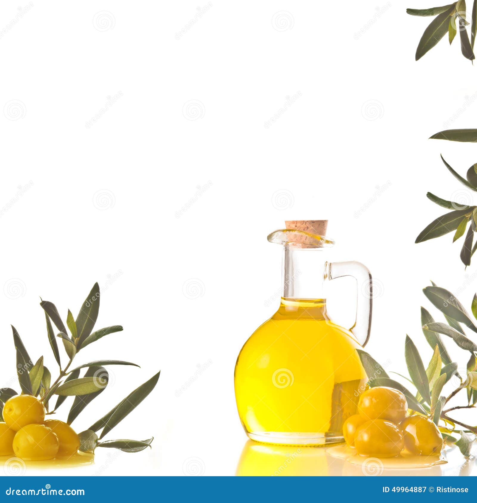 Cruet with extra olive oil stock image. Image of organic 49964887
