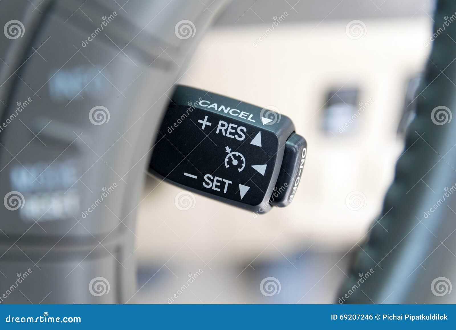 Cruise Control Buttons on Modern Car Stock Photo Image of functions