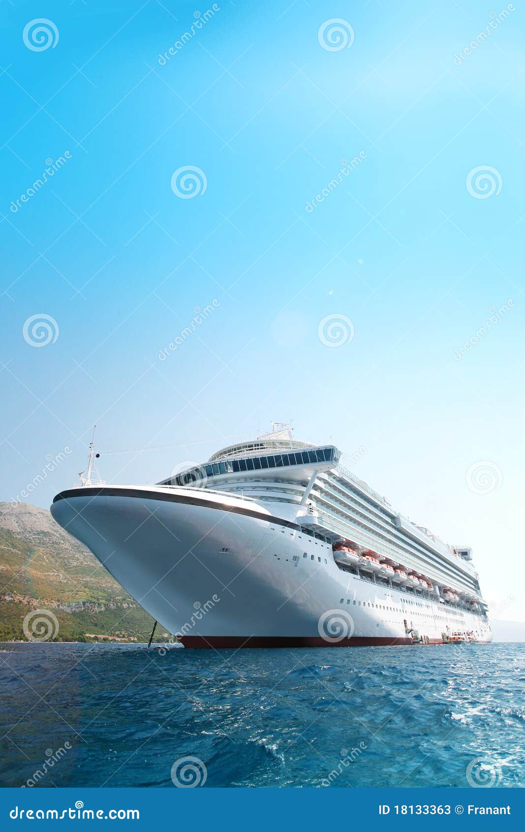 cruise ship in the adriatic sea