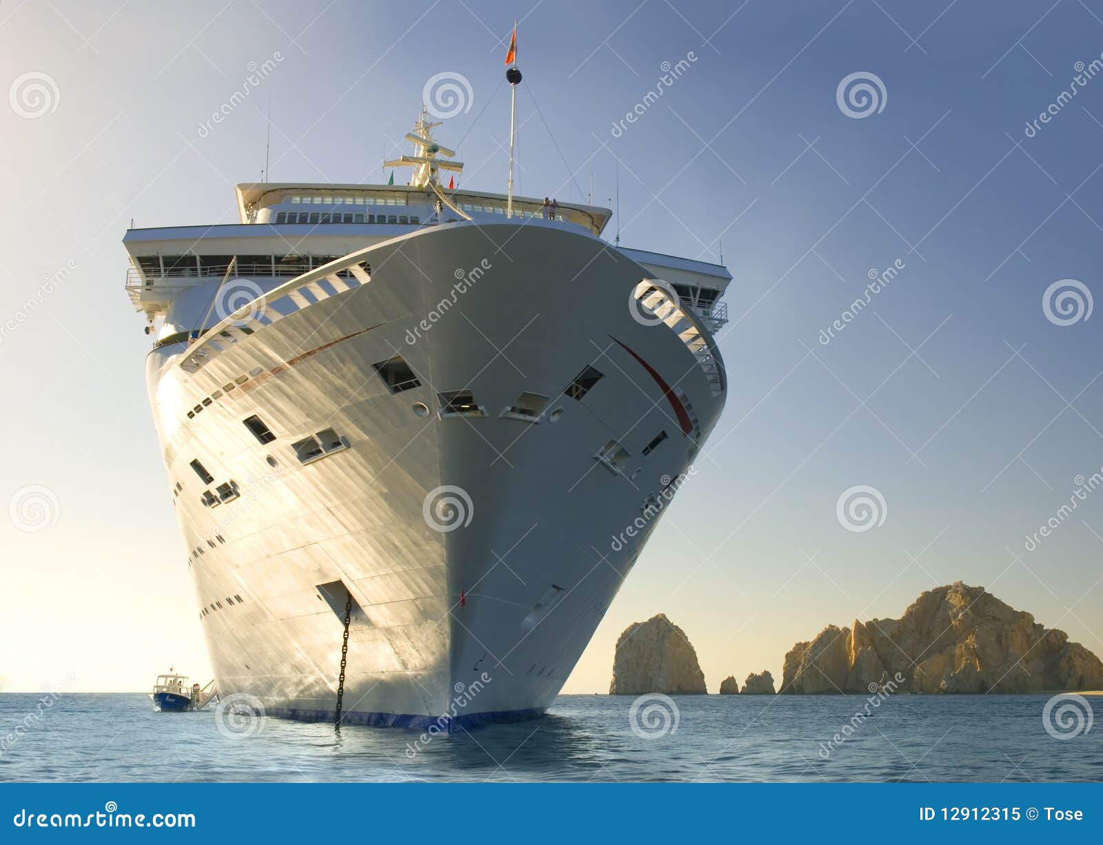 Cruise Ship. Cabo San Lucas Stock Image - Image of cruise, hull: 12912315